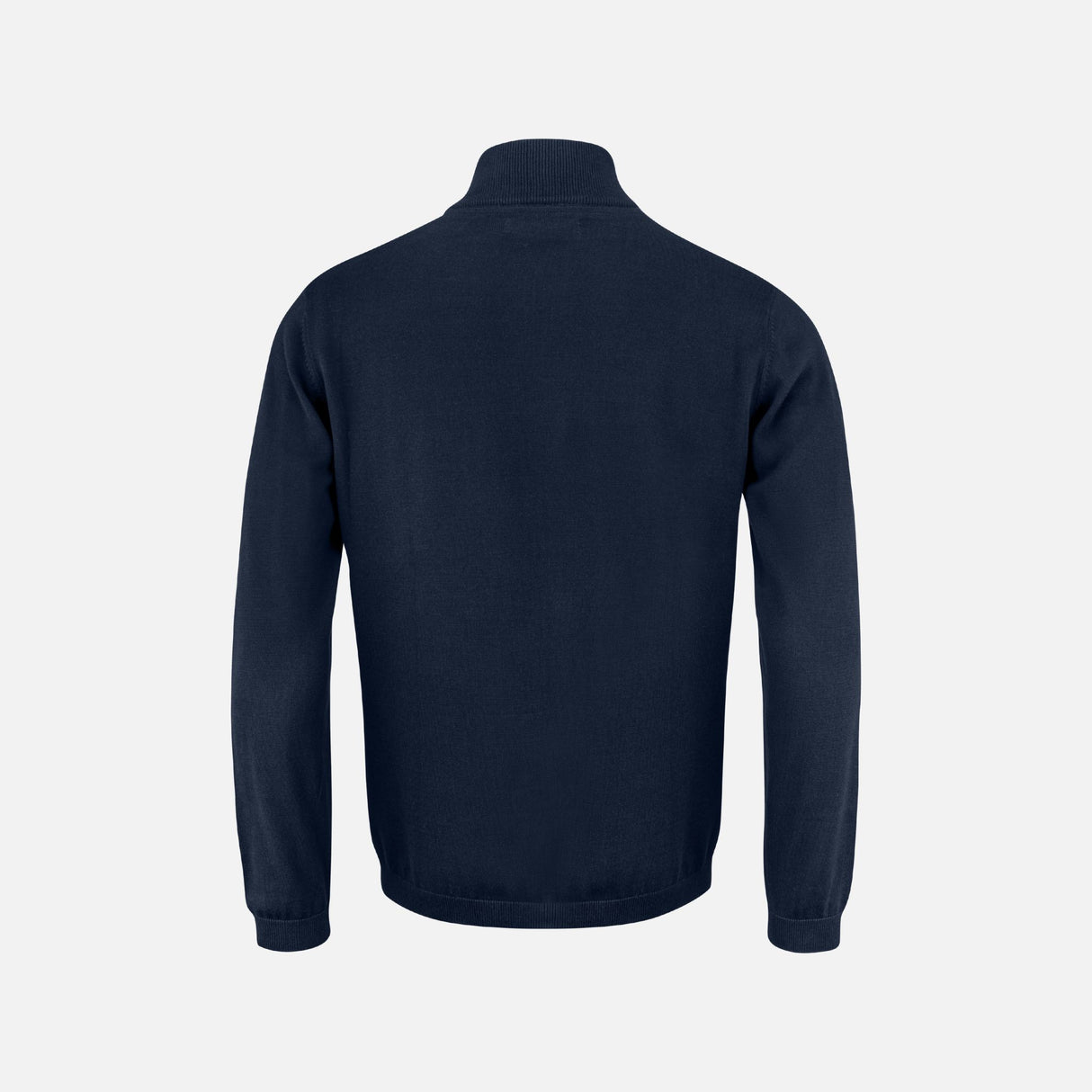 Cardigan zippé en tricot pour homme James Harvest Ashland, veste confortable en maille grise avec fermeture éclair.