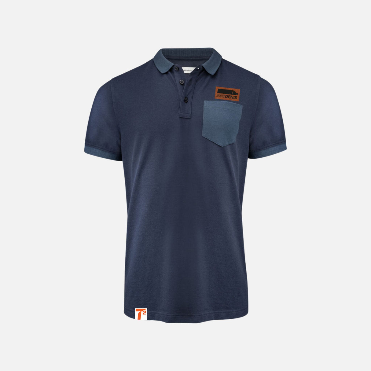 Polo bicolore pour homme James Harvest, vêtement polo avec col et manches, style décontracté.