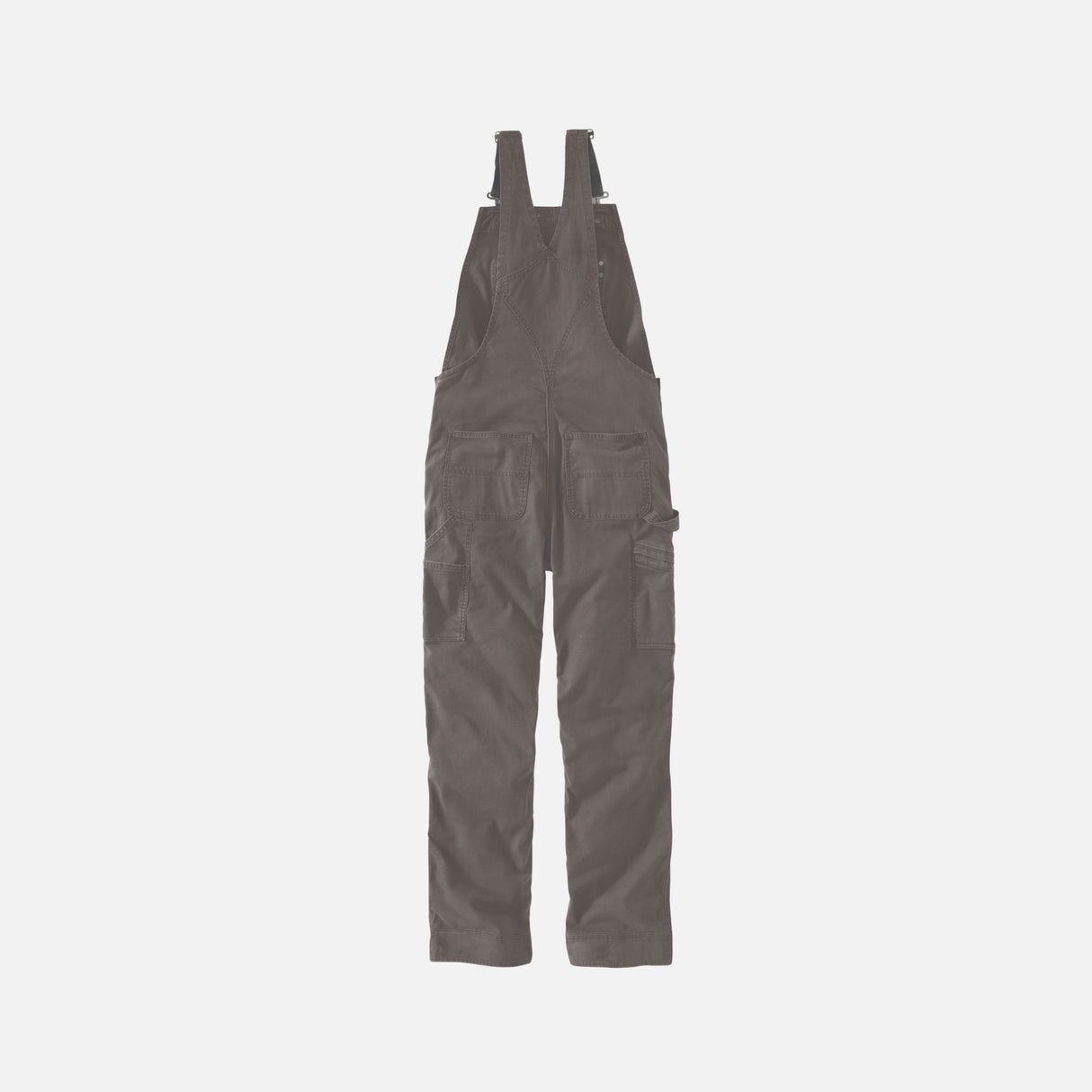 Salopette de travail extensible Carhartt, vêtement robuste avec liberté de mouvement visible sur l'image.