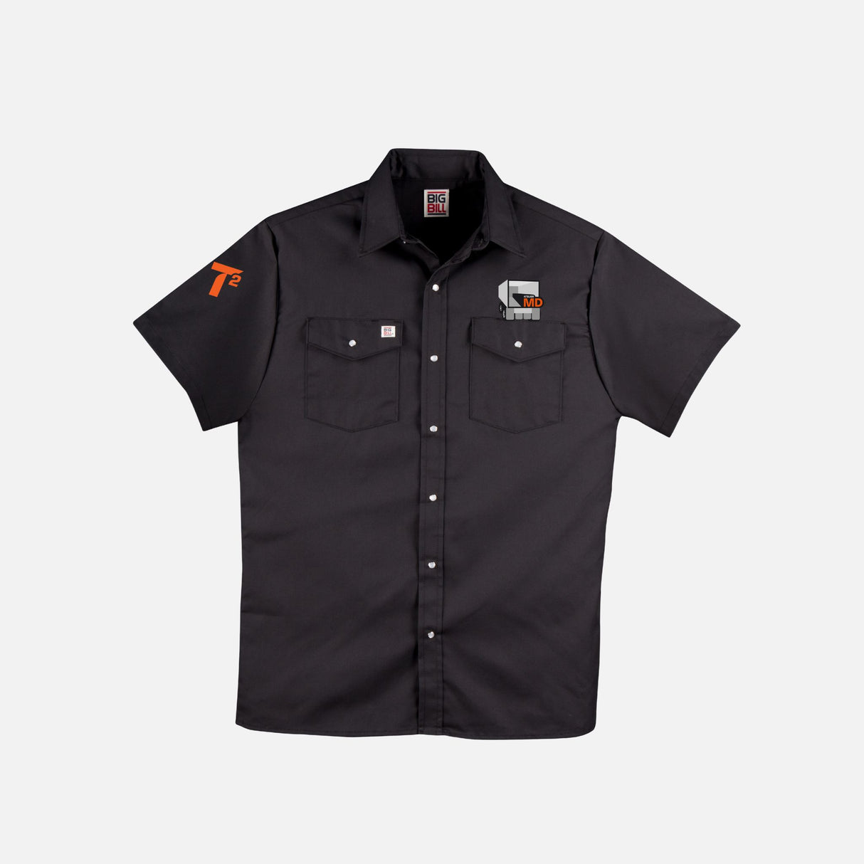 AMD-Chemise-manches-courtes-travail-Bigbill-1237-noir-devant