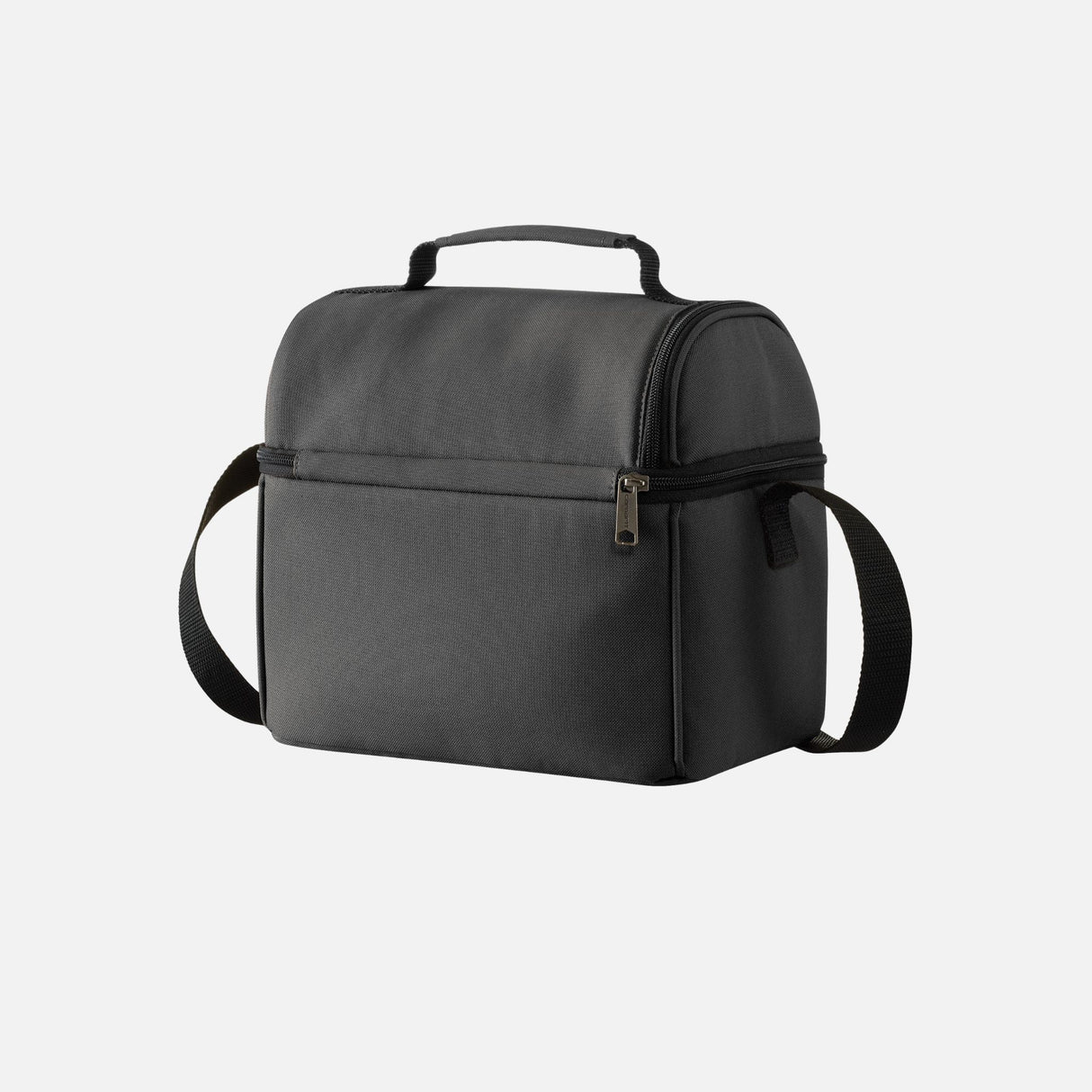 Sac à lunch isotherme Carhartt gris avec double compartiment, résistant, idéal pour garder les aliments frais.