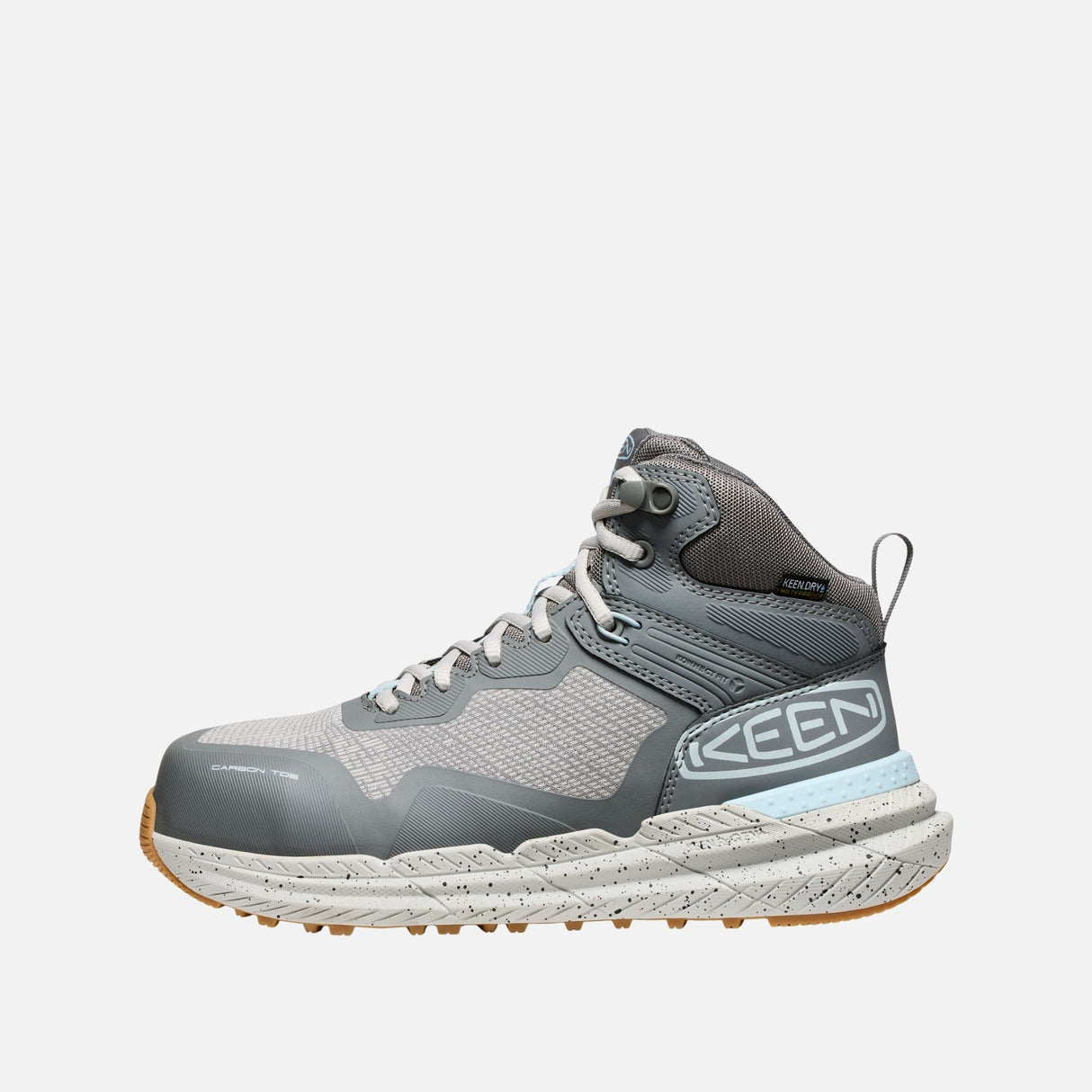 Botte-travail-Keen-1030862-gris-côté-gauche