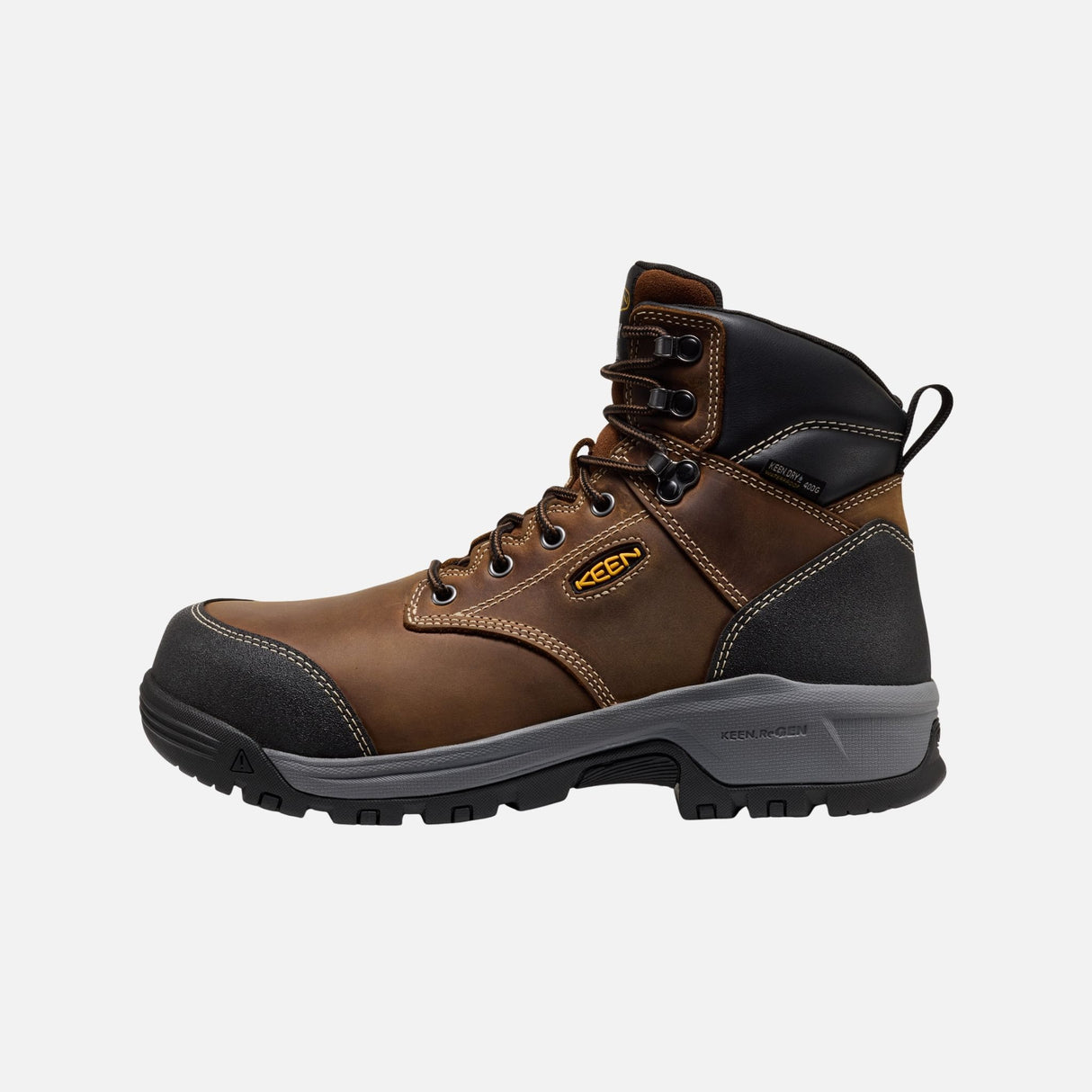 Botte-travail-Keen-1031301-brun-côté-gauche