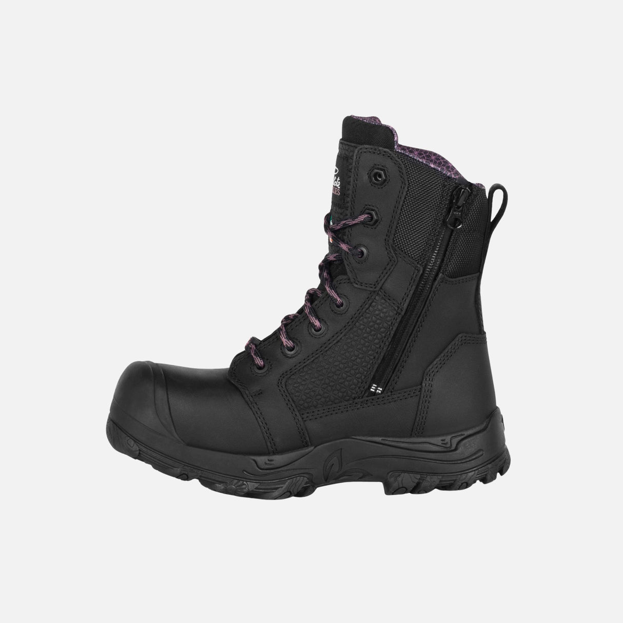 Botte-travail-femme-Pilote_filles-PF6003-noir-côté-gauche