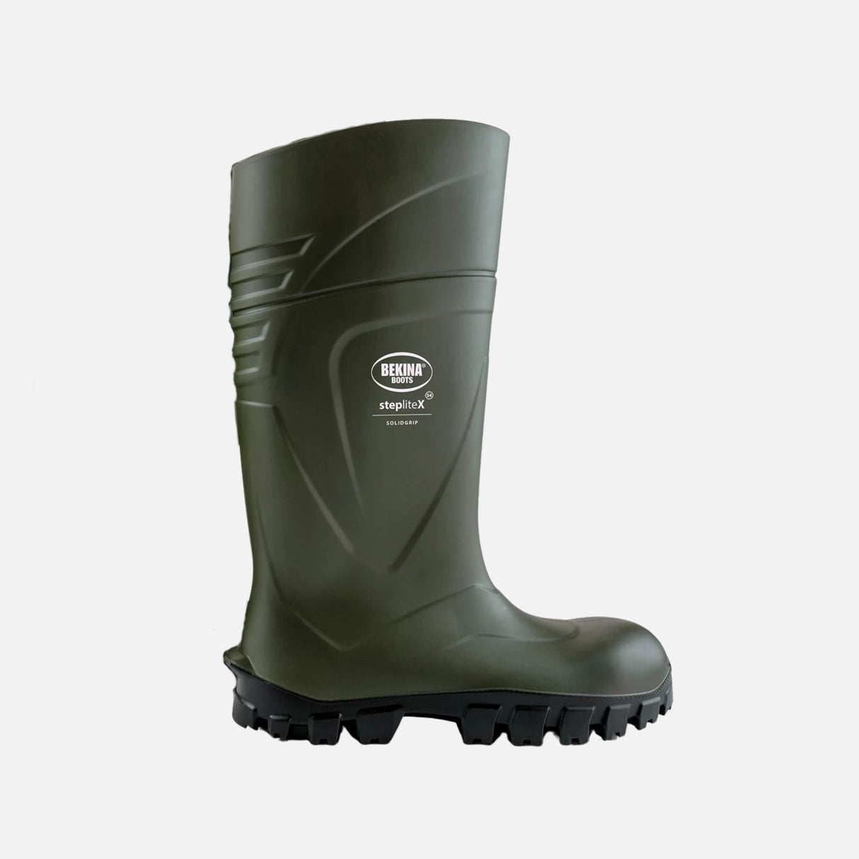 Bottes-travail-PU-Bekina-verte-P290GB-côté