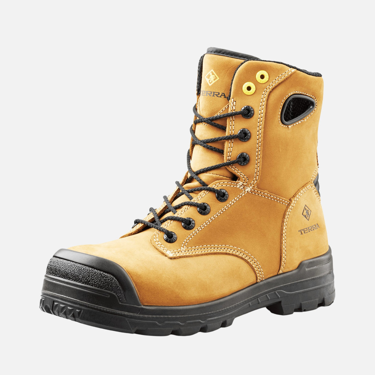 Bottes-travail-Terra-2974B-brun-3/4-gauche