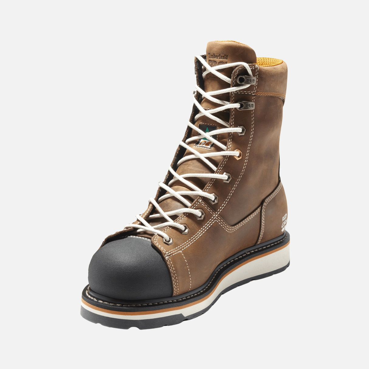 Bottes-travail-Timberland-A12EZ-brun-3/4-gauche