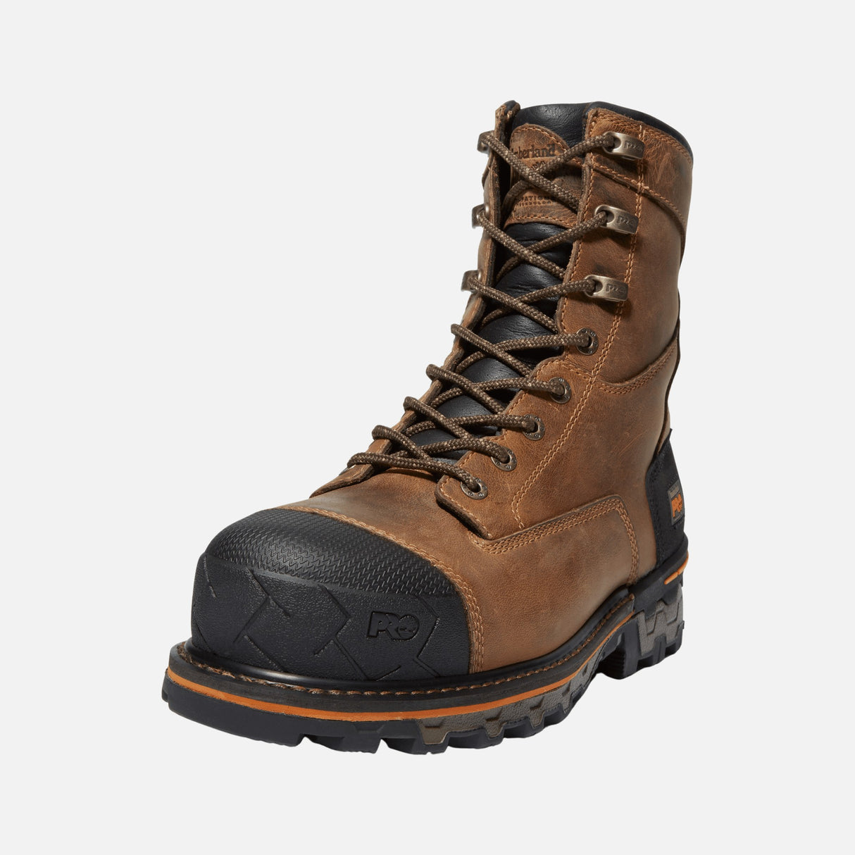 Bottes-travail-Timberland-A1V3W-brun-3/4-gauche