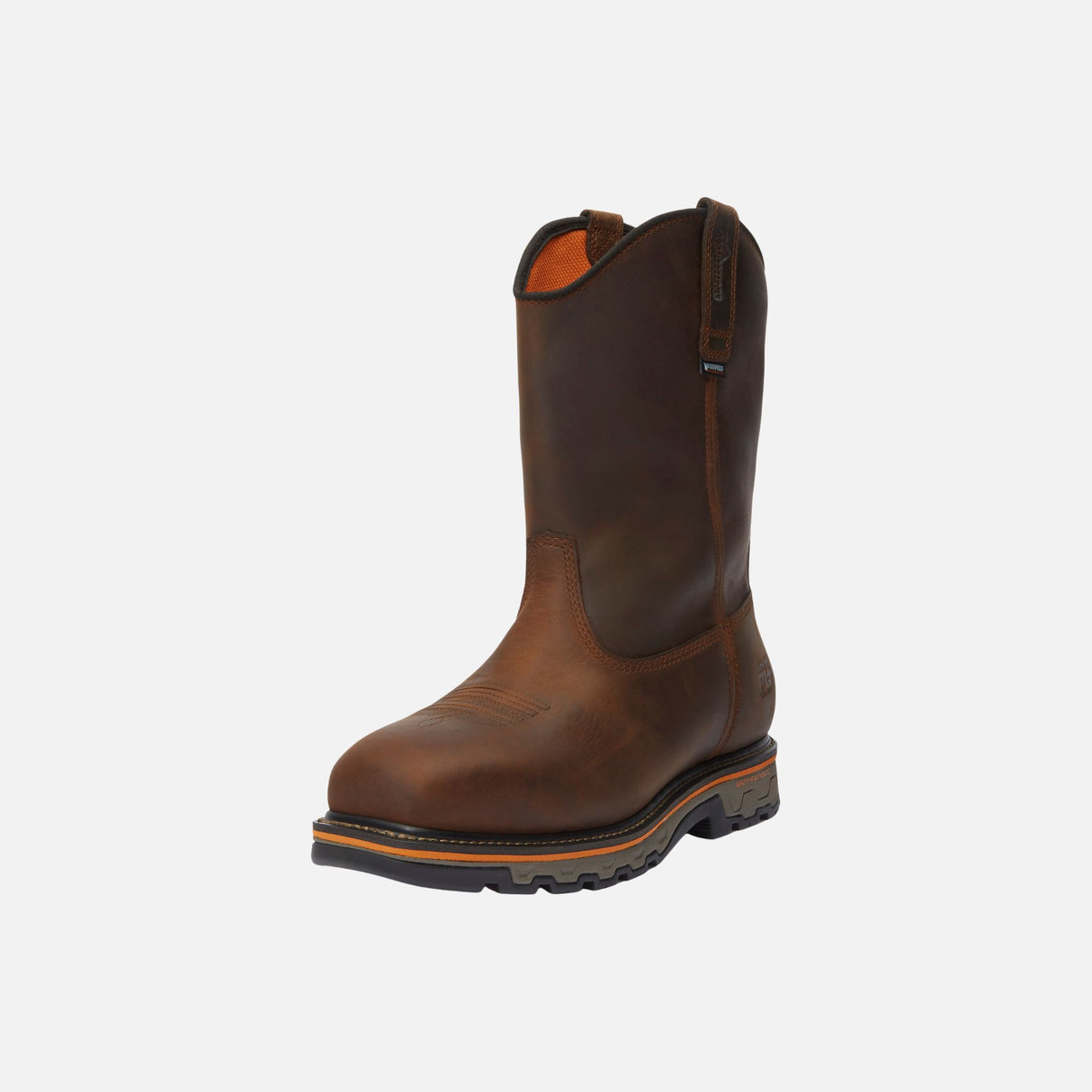 Bottes-travail-Timberland-A5MAN-brun-angle-gauche