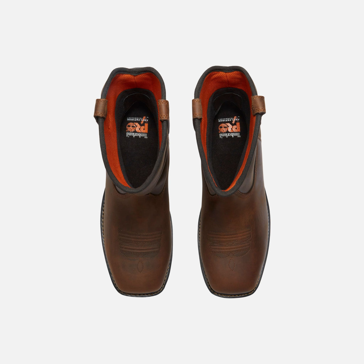 Bottes-travail-Timberland-A5MAN-brun-dessus