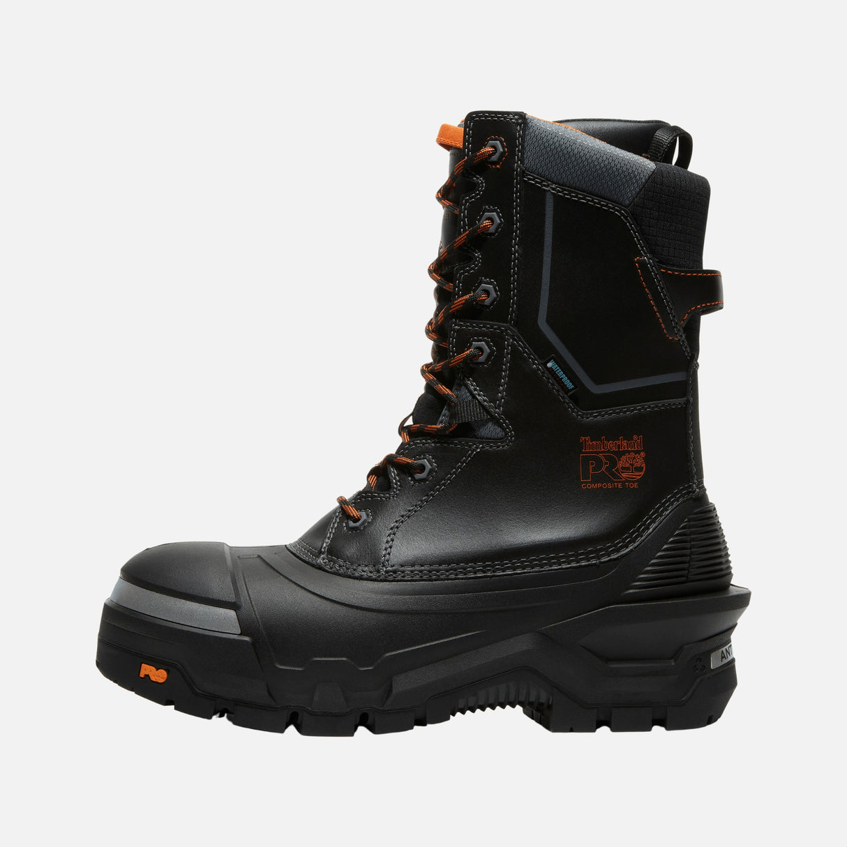 Bottes-travail-Timberland-A5QXJ-noir-côté-gauche