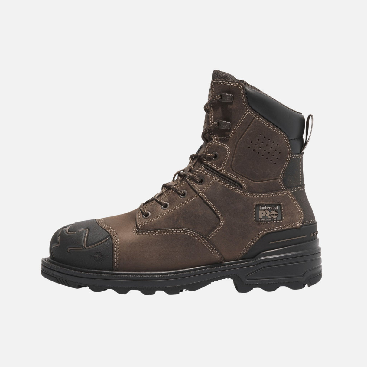 Bottes-travail-Timberland-A5X2U-brun-côté-gauche