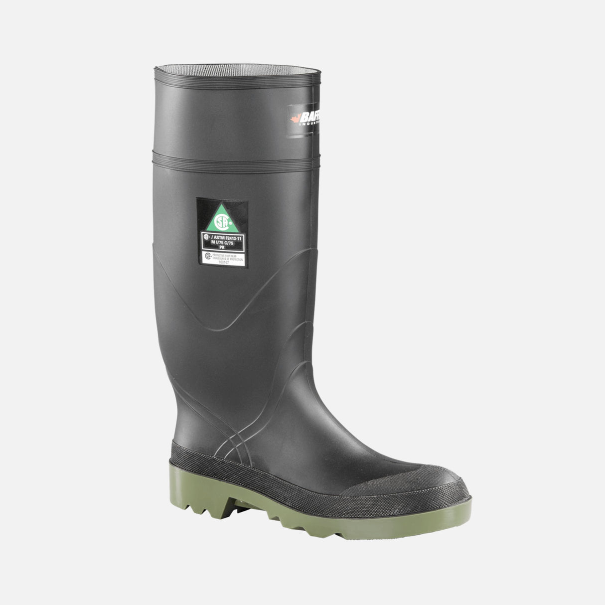 Bottes-travail-caoutchouc-Baffin-8019-noir-3/4