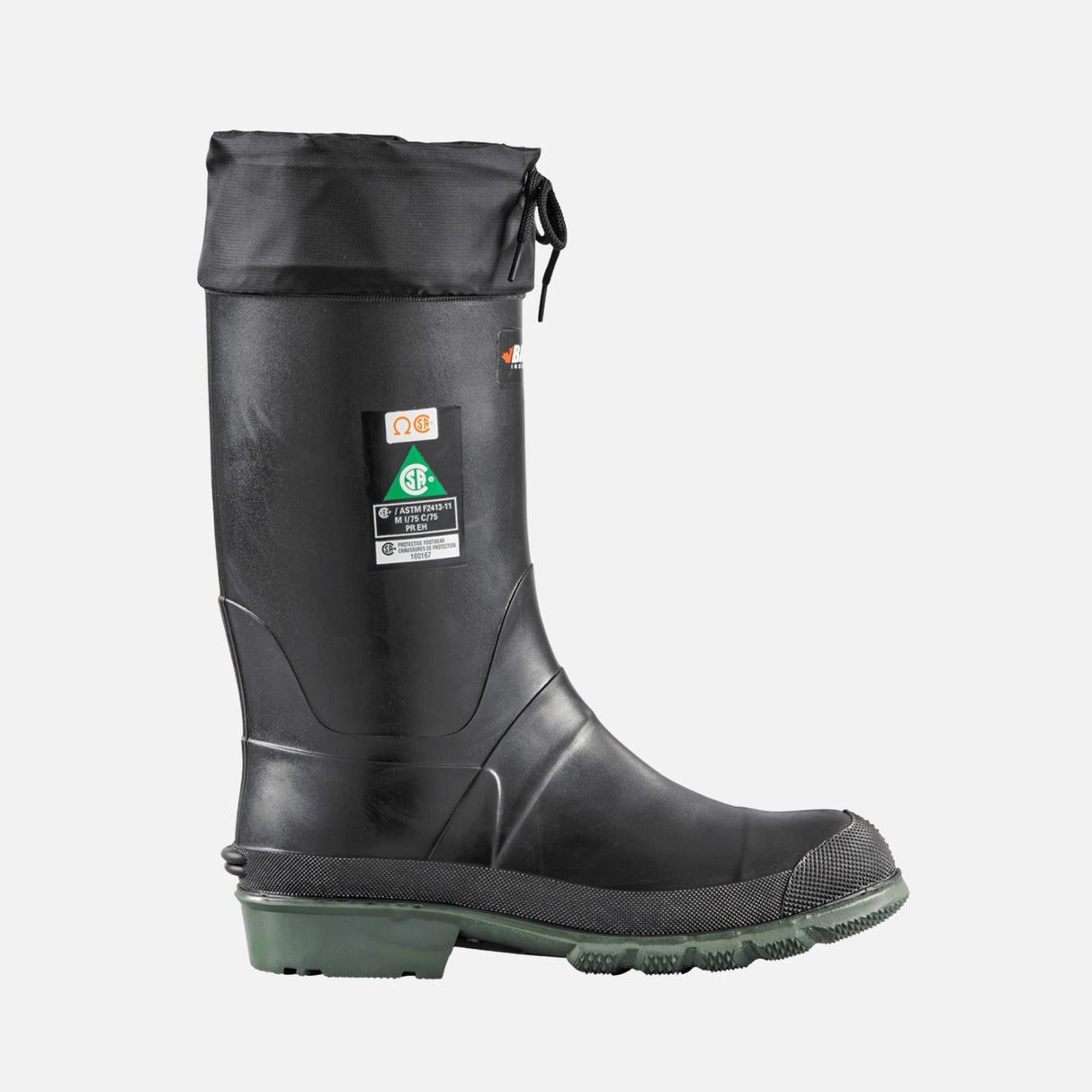 Bottes-travail-caoutchouc-Baffin-8564-noir-côté