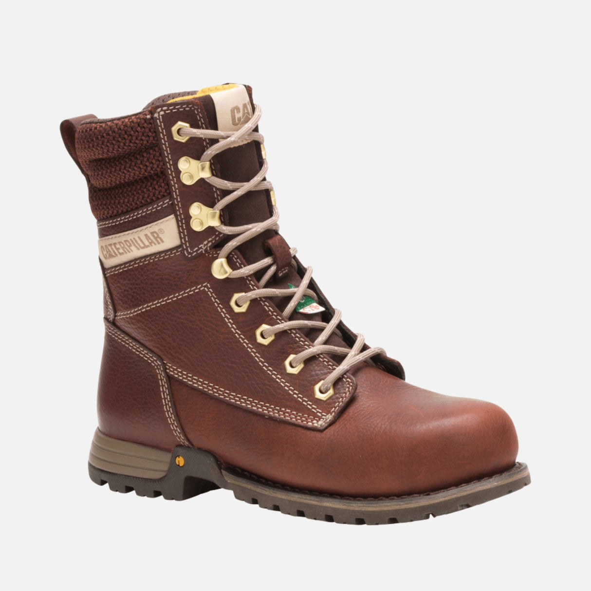 Bottes-travail-femme-CAT-P311182-brun-3/4