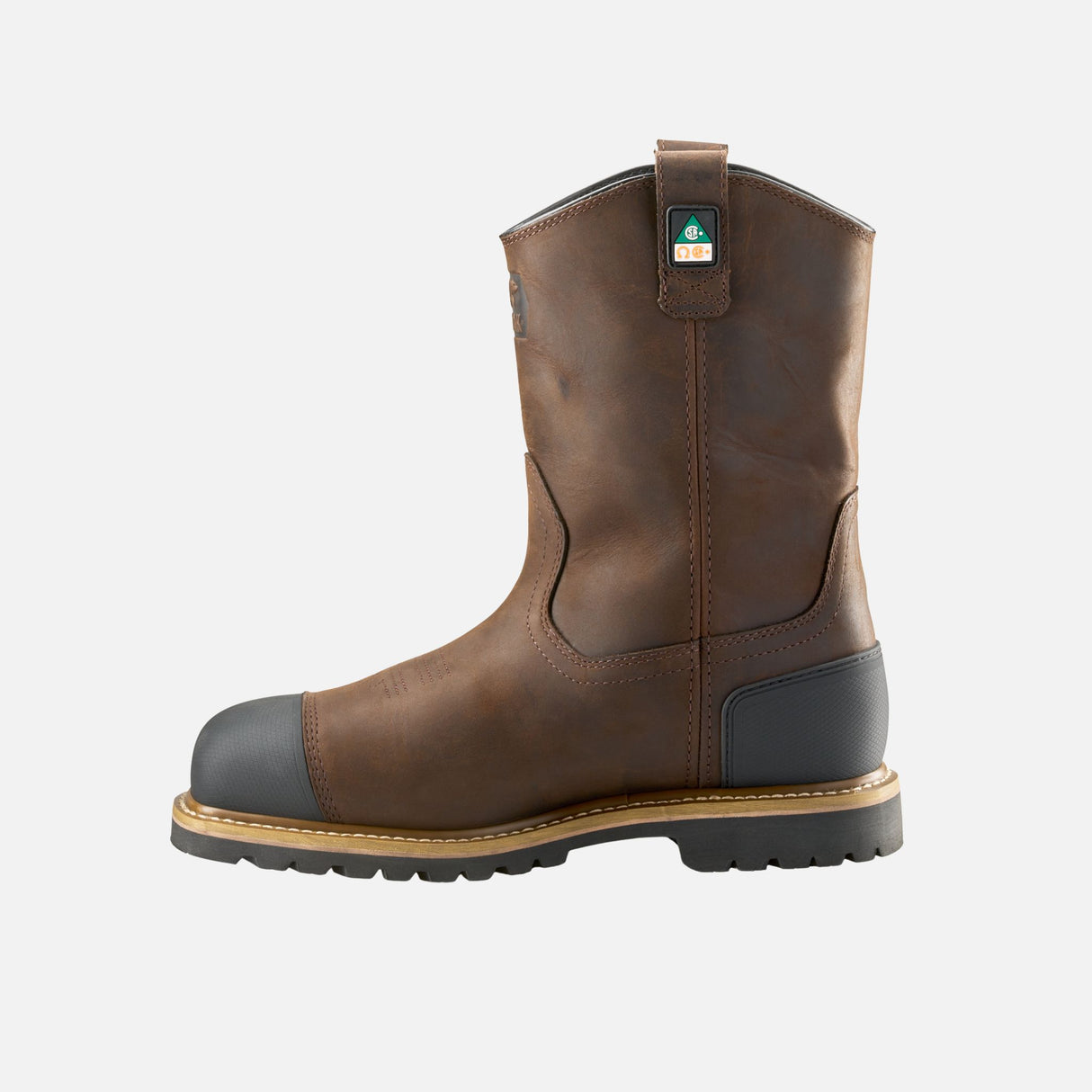 Bottes-travail-kodiak-1303DB-Brun-côté-gauche