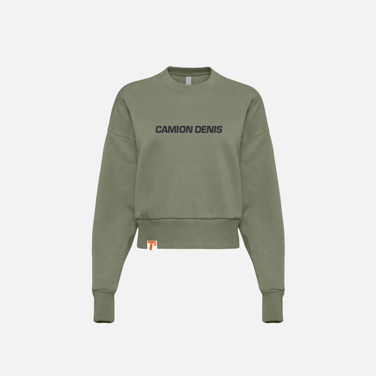 CCD-Chandail-col-rond-Next-Level-9087-Olive-pale-devant