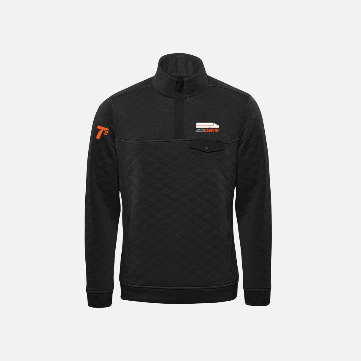 CCD-Chandail-quart-zip-homme-Stormtech-KXP1-noir-devant