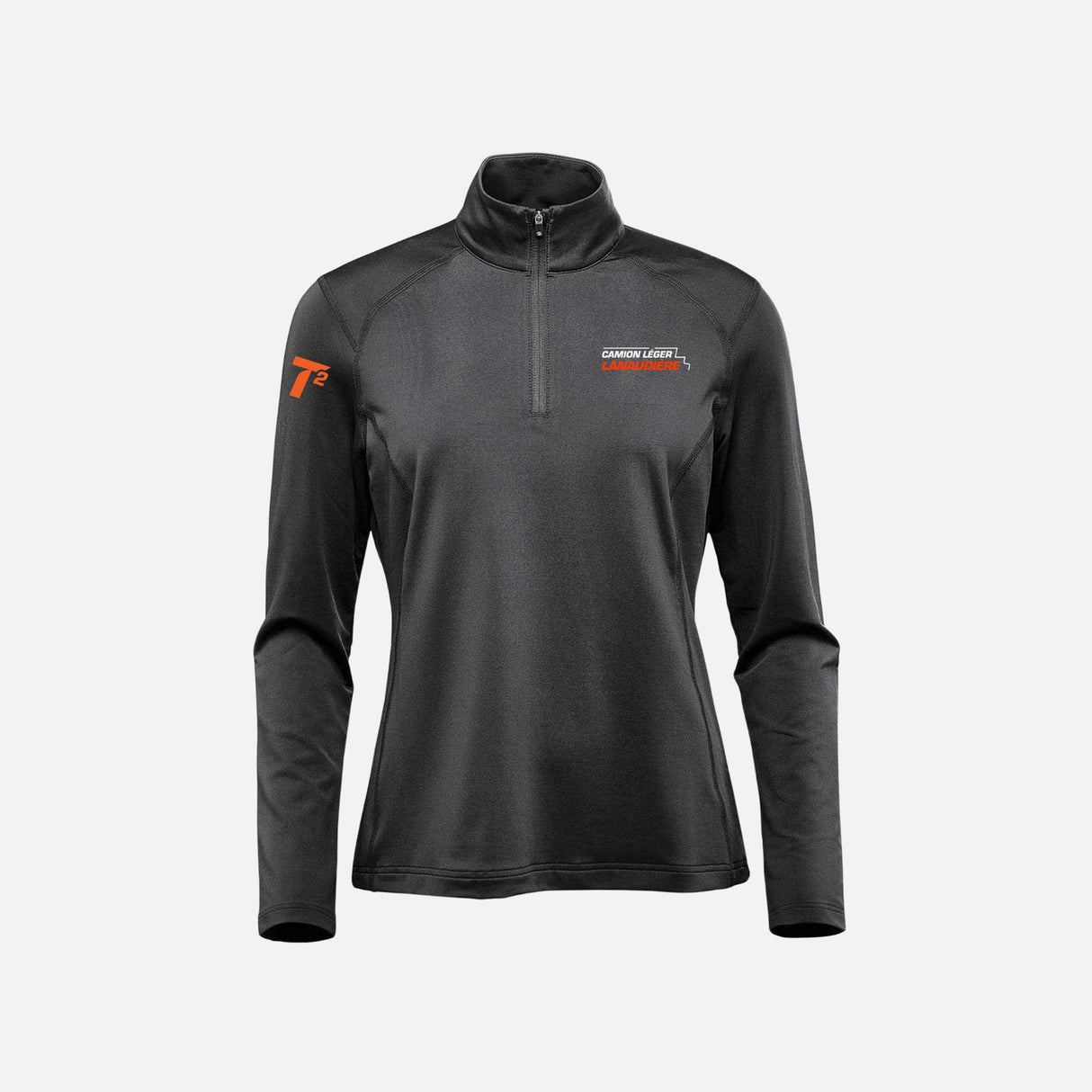 CLL-Chandail-quart-zip-femme-Stormtech-QT1W-noir-devant