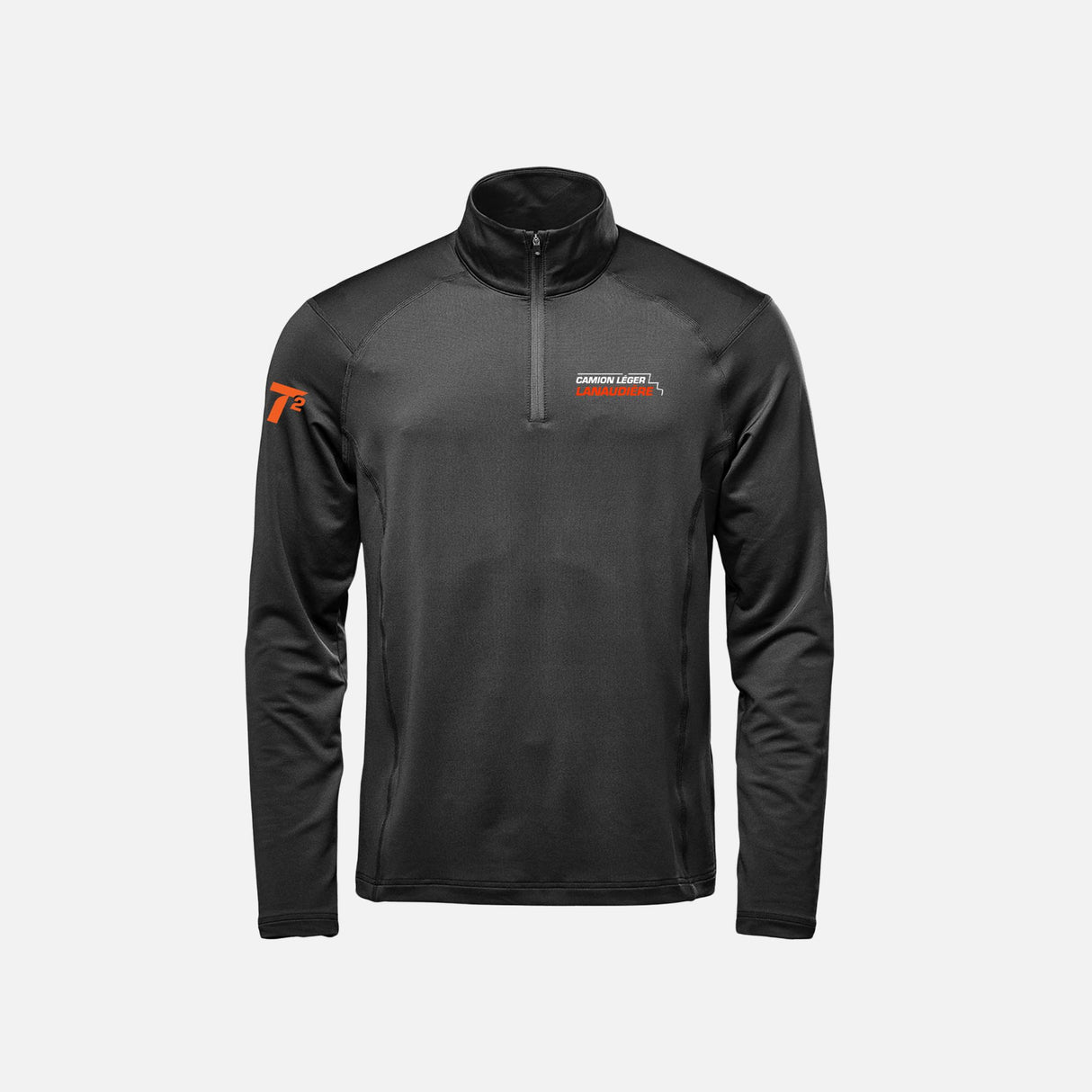 CLL-Chandail-quart-zip-homme-Stormtech-QT1-noir-devant