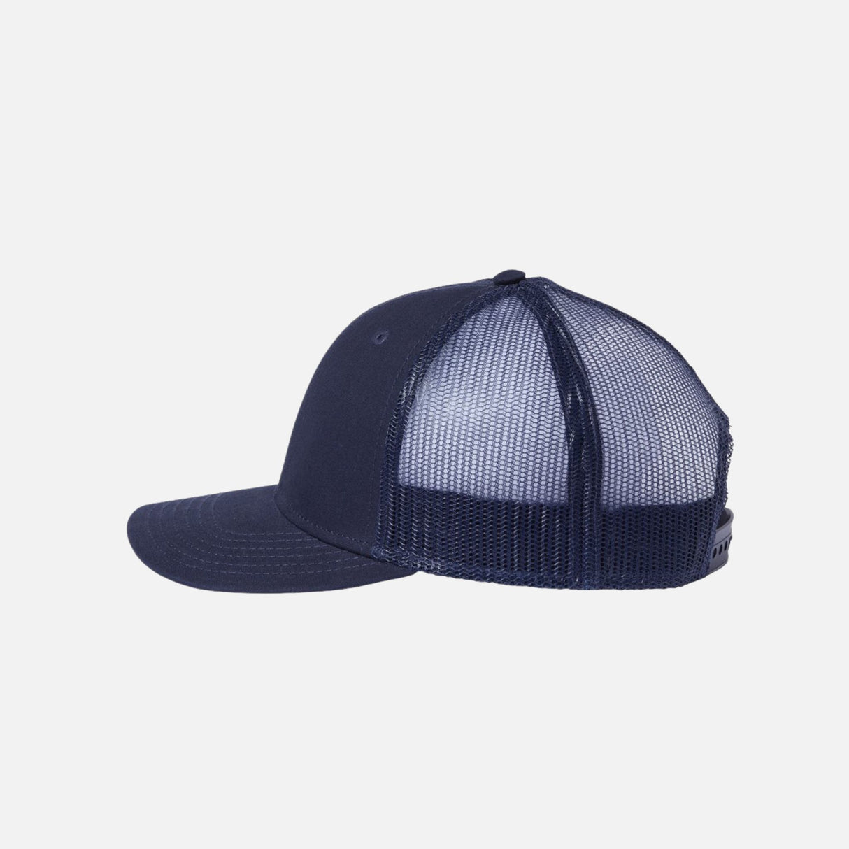 Casquette écoresponsable Atlantis Headwear RETH marine, style trucker, confort durable, accessoire mode pour hommes et femmes