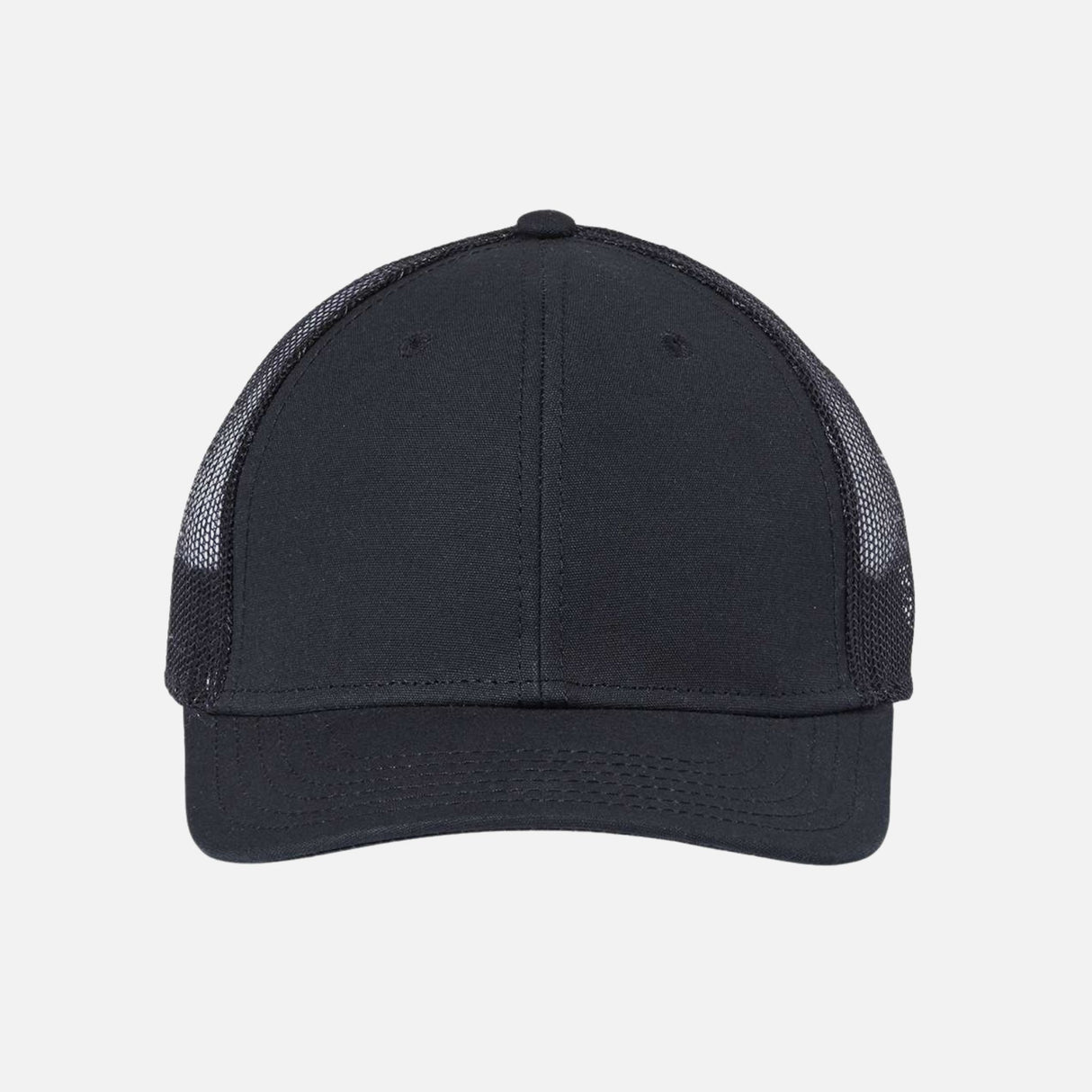 Casquette écoresponsable noir Atlantis Headwear RETH, style trucker avec confort durable, accessoires-casquettes-corpo