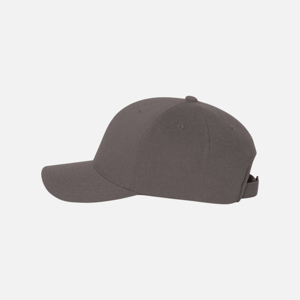 Casquette Flexfit 110C ajustable en charbon, confortable, gestion de l'humidité, accessoire pour le sport ou la casual.