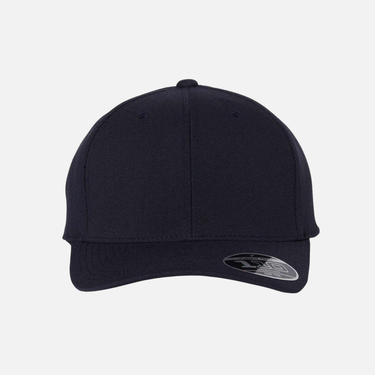 Casquette Flexfit 110C ajustable marine, confort et gestion de l'humidité, accessoire de sport ou décontracté.