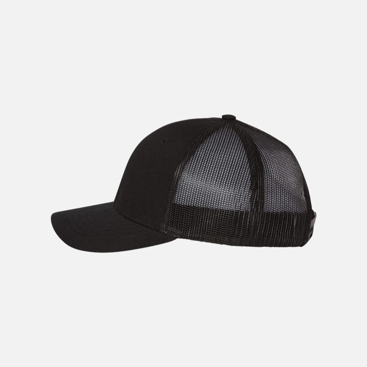 Casquette-mesh-Richardson-S_S-112Y-noir-côté