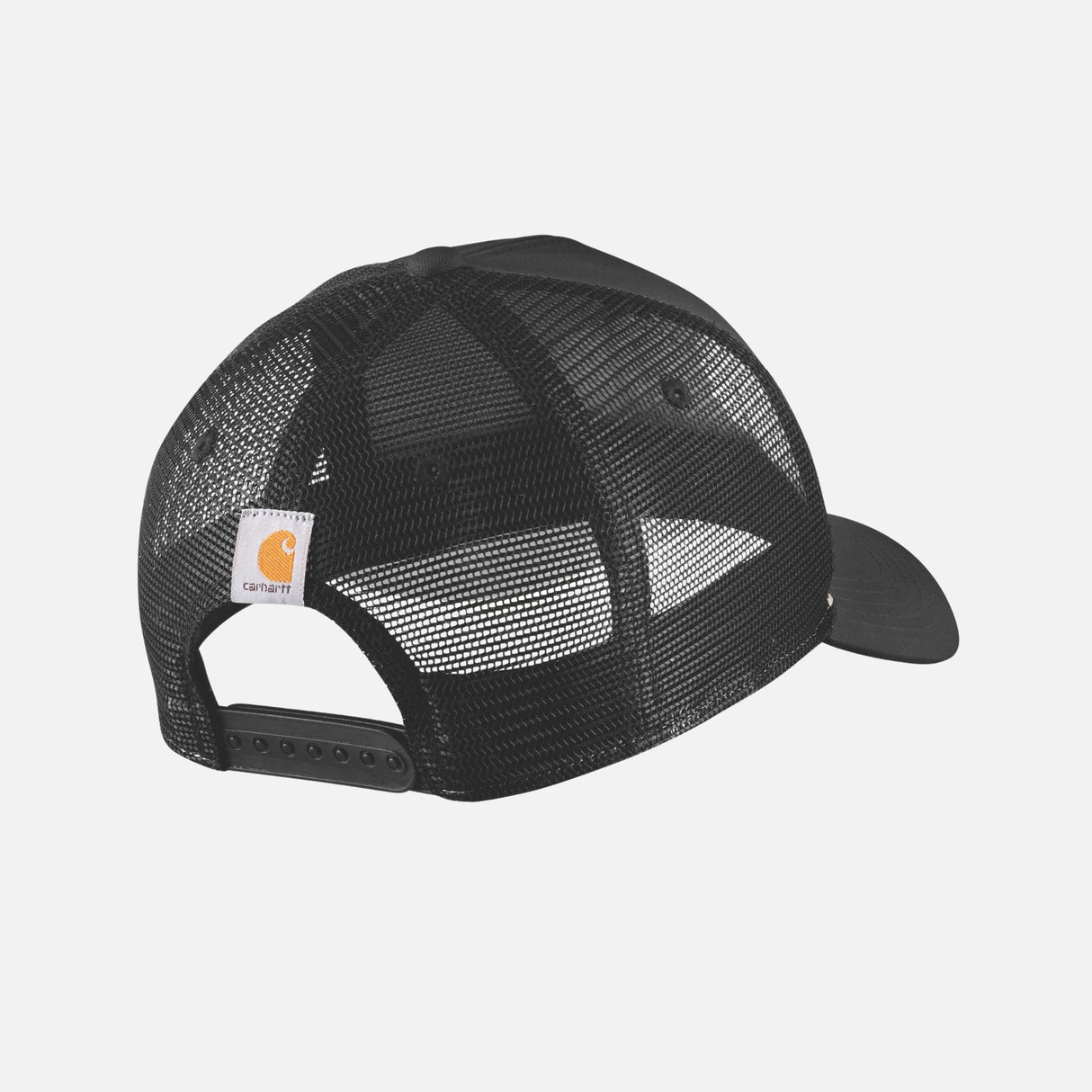 Casquette-toile-dos-en-maille-Carharrt-106132N04-noir-derrière
