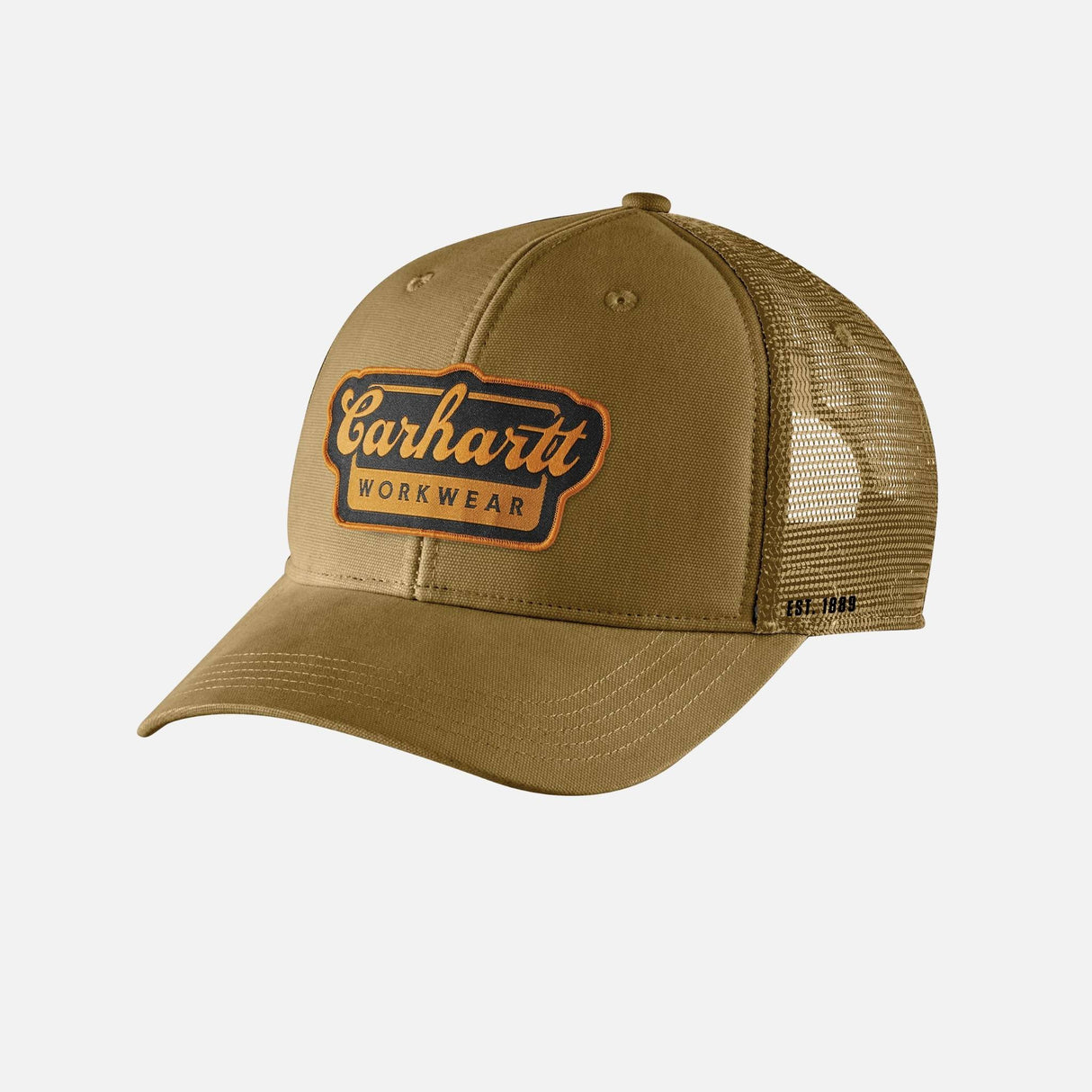 Casquette-toile-dos-en-maille-Carharrt-106738B97-vert-devant