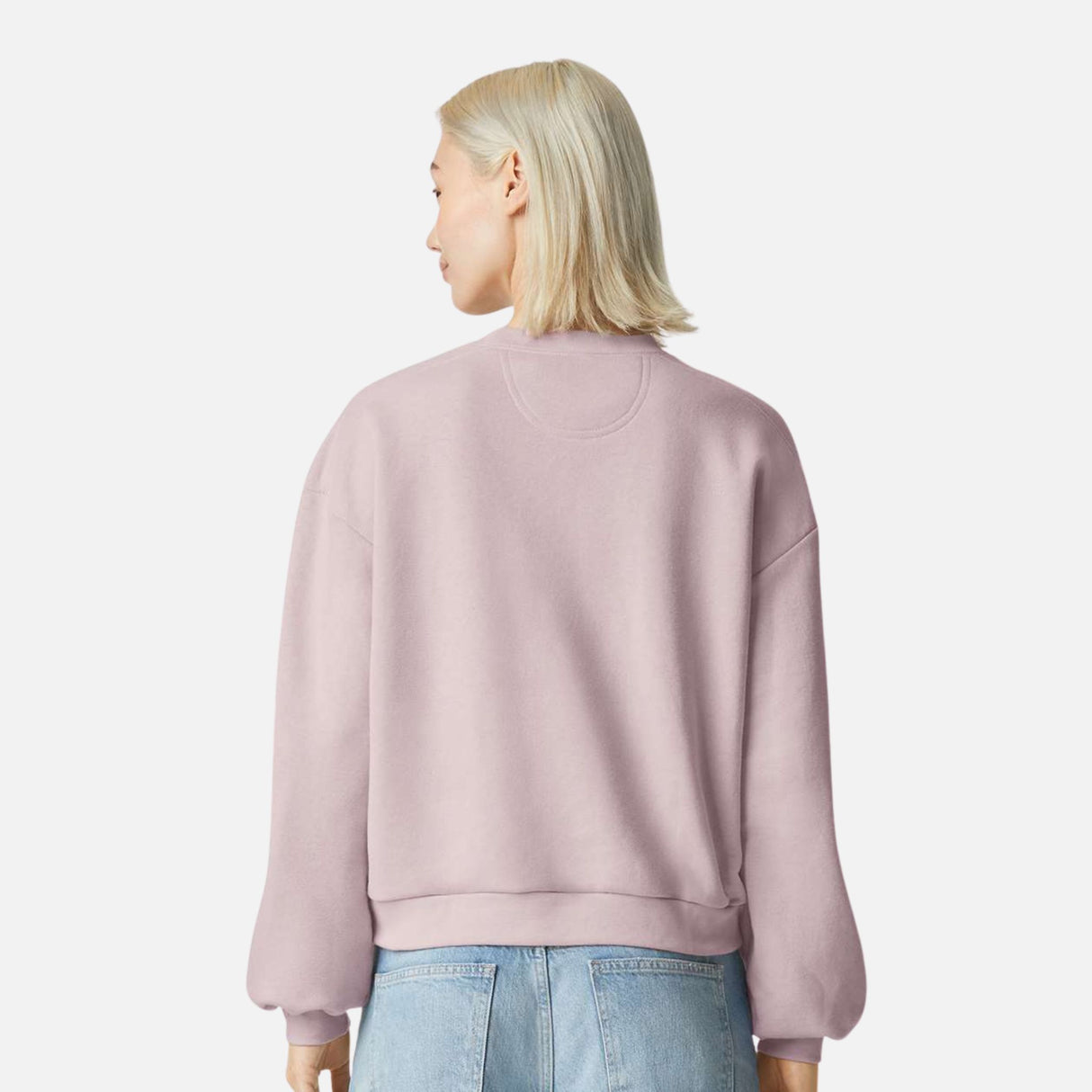 Chandail-col-rond-American-Apparel-RF494-fard-a-joue-derrière-mannequin