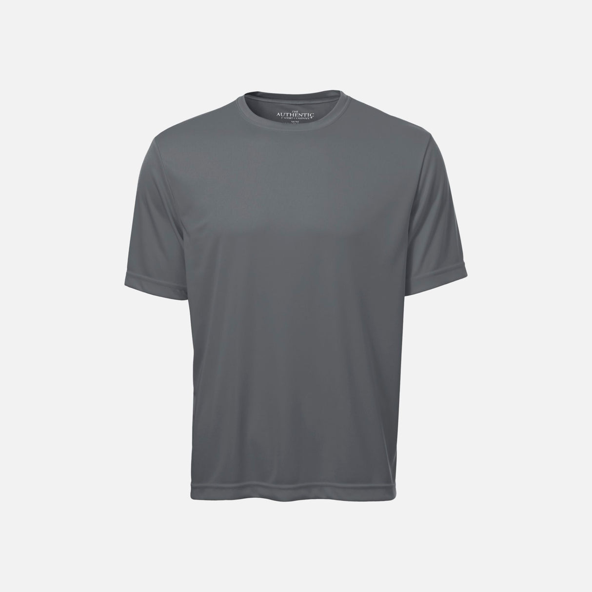 T-shirt à manches courtes ATC Pro Team en coton gris charbon, vêtement de sport pour équipe, vue de face.