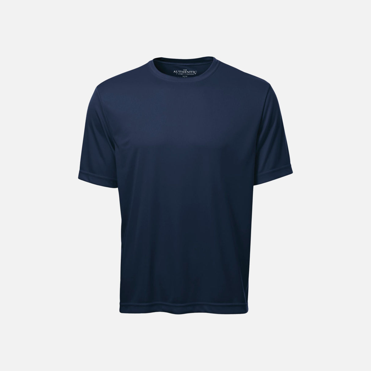 T-shirt à manches courtes ATC Pro Team en marine, vêtement de sport pour équipe, vue de face sur fond blanc
