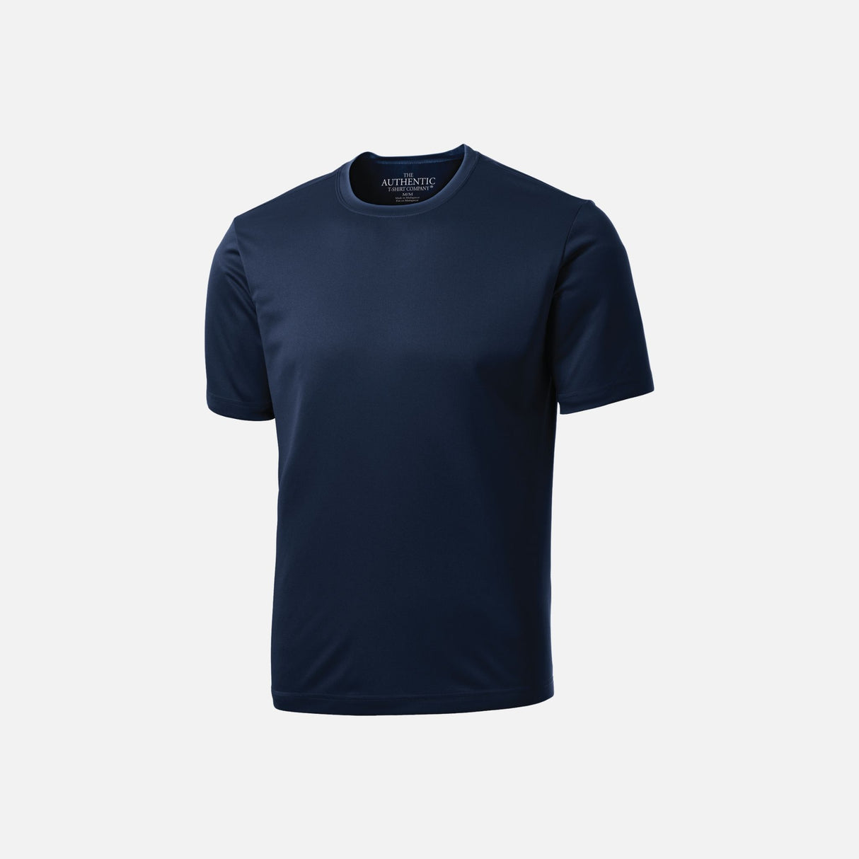 T-shirt à manches courtes ATC Pro Team, vêtement de sport en marine avec logo, porté sur mannequin.