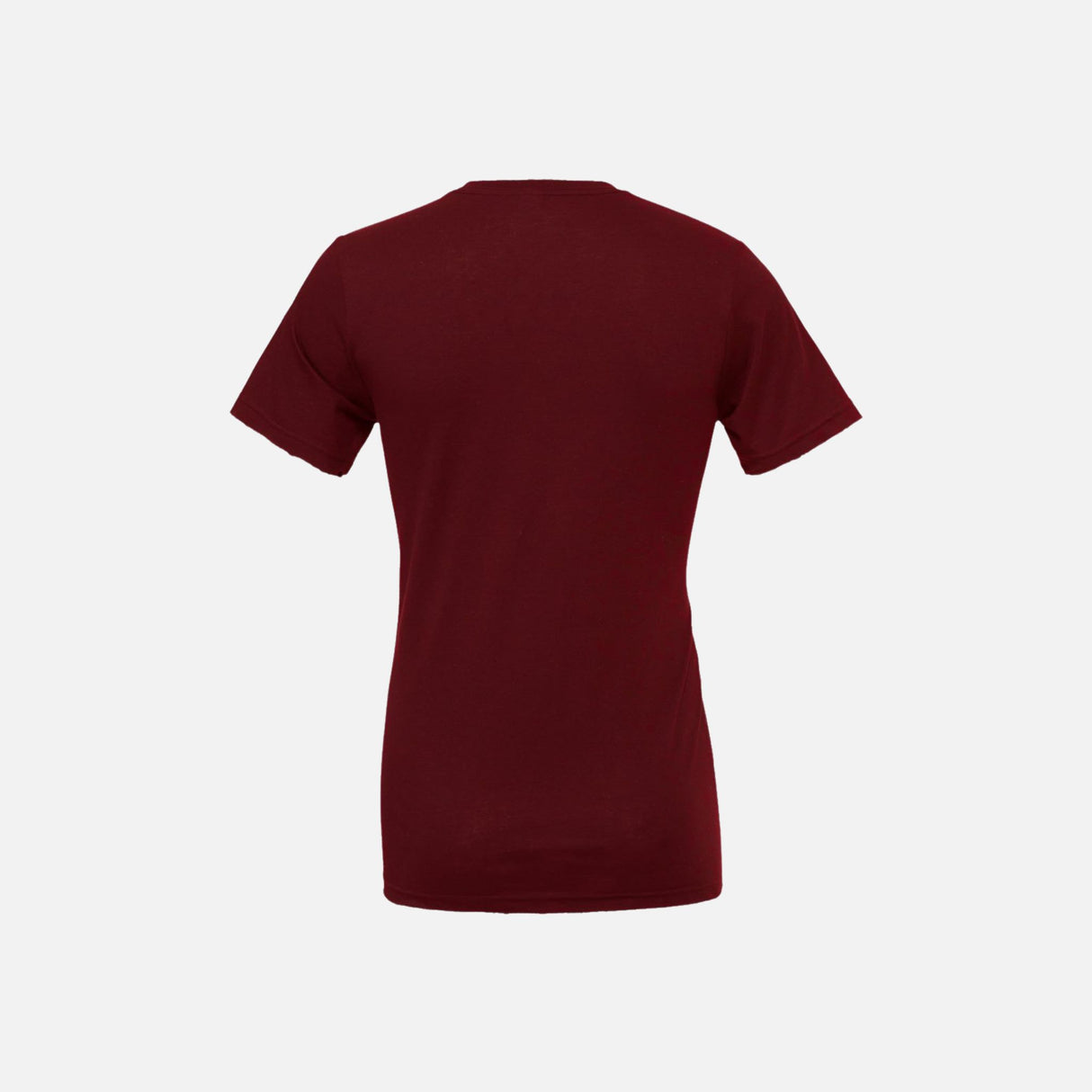 T-shirt à manches courtes unisexe Bella + Canvas 3001 marron, vêtement en coton confortable et simple.