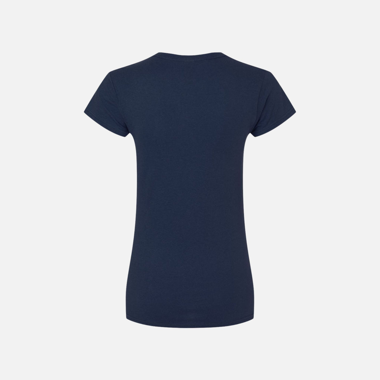 Chandail-manches-courtes-femme-Gildan-64000-marine-derriere