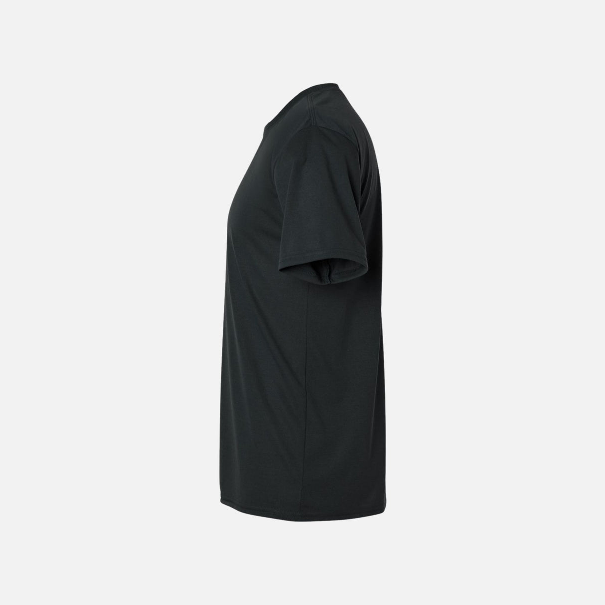 Chandail-manches-courtes-unisexe-gildan-42000-noir-côté