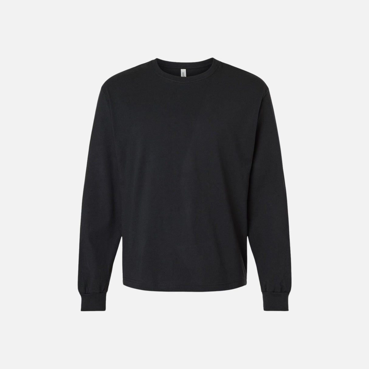 Chandail-manches-longues-Bella-Canvas-S_S-3511-noir-vintage-devant