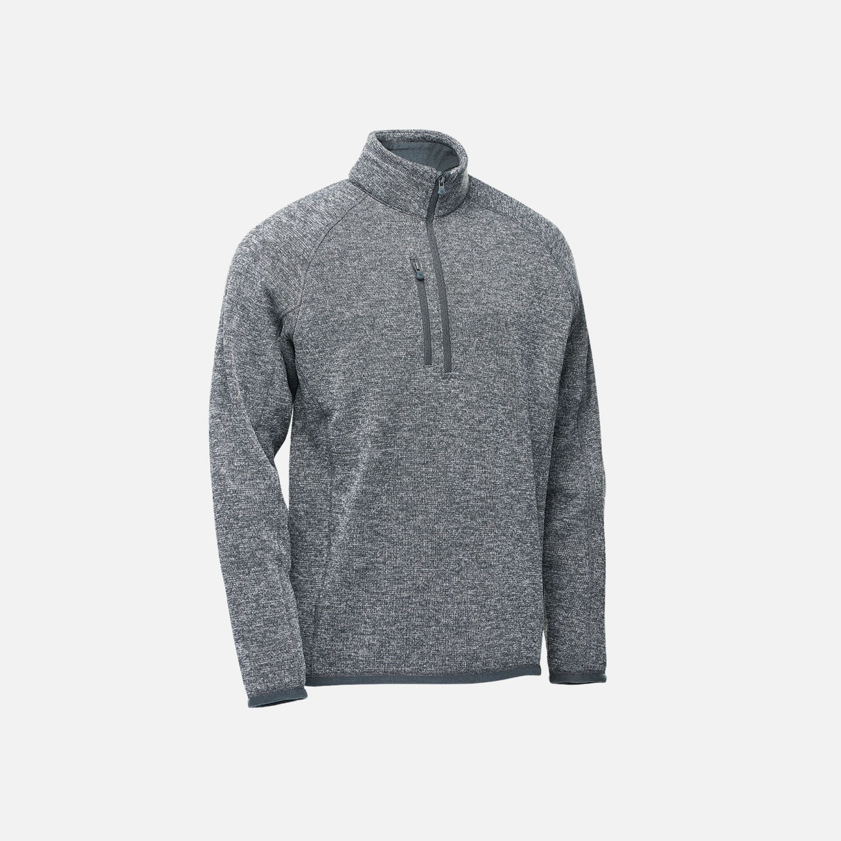 Chandail-quart-zip-homme-Stormtech-Avalante-gris-angle