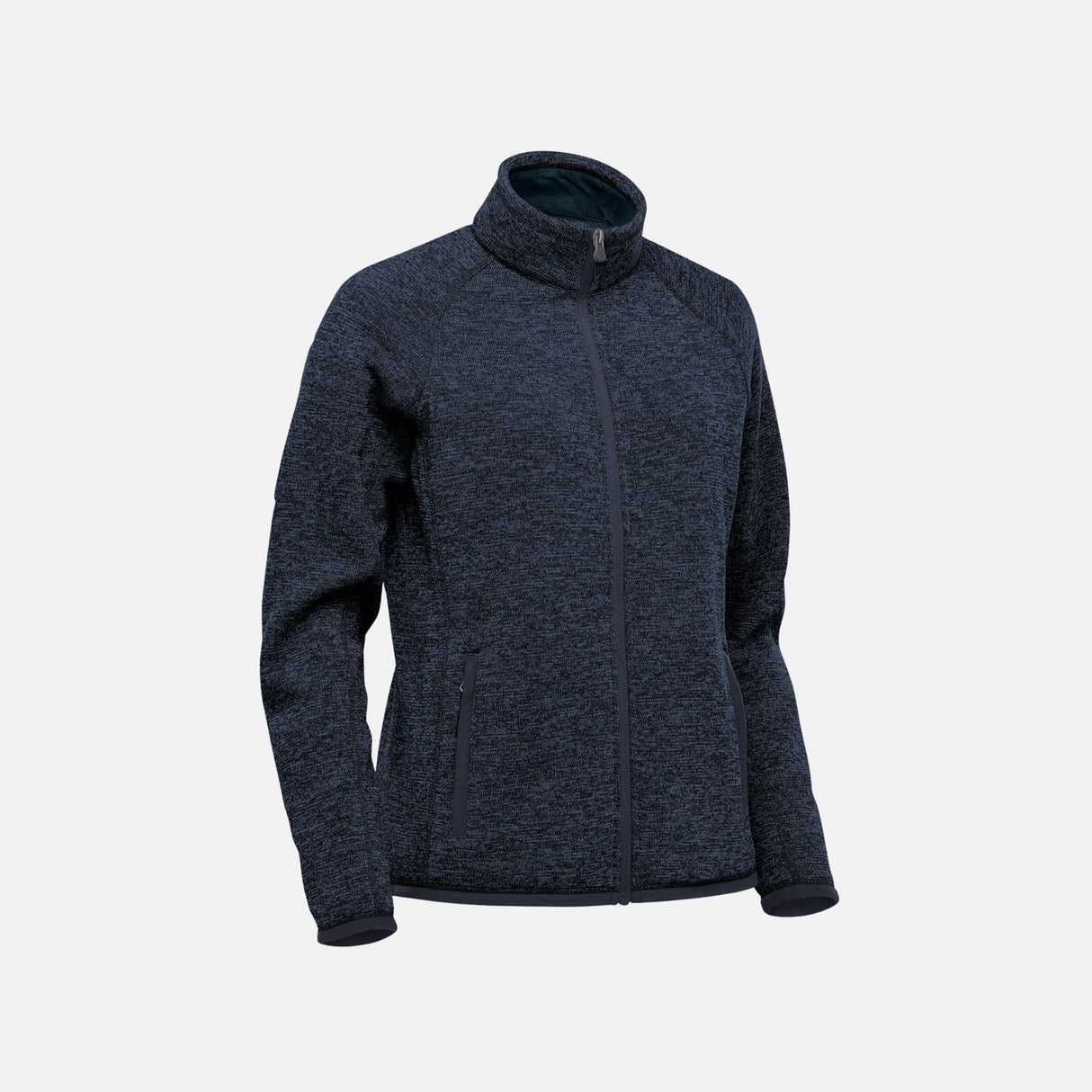 Veste polaire pour femme Stormtech FHZ-1W, chandail zippé marine, vêtement chaud et confortable pour l'hiver.