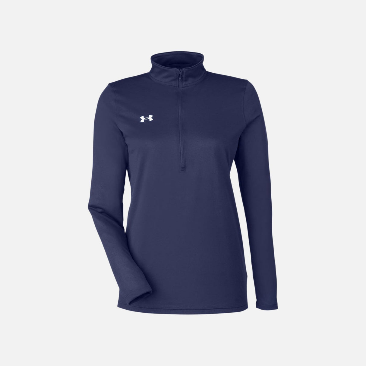 Chandail-zippee-quart-UnderArmour-S_S-1376862-marine-devant