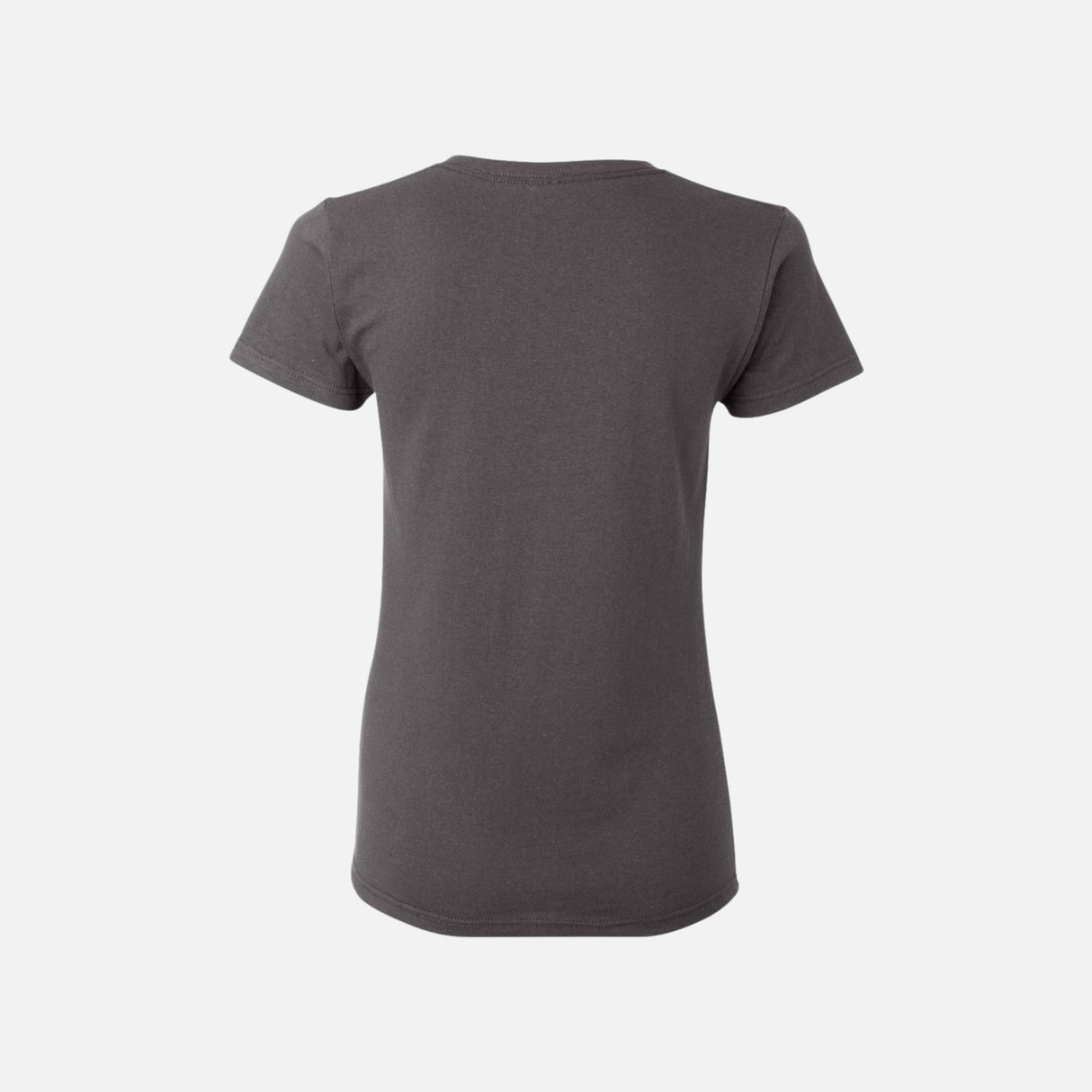 T-shirt à manches courtes Gildan 5000L en coton gris charbon, vêtement décontracté pour homme.