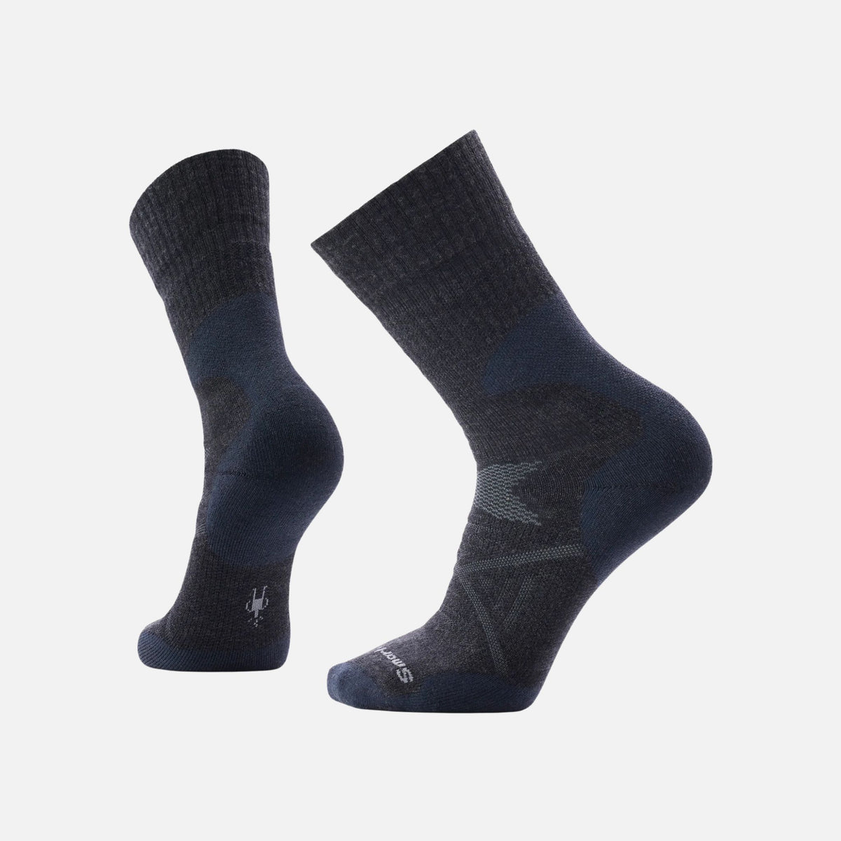 Chaussette de travail haute Smartwool en laine, protection et confort, couleur charbon, accessoires-chausettes.