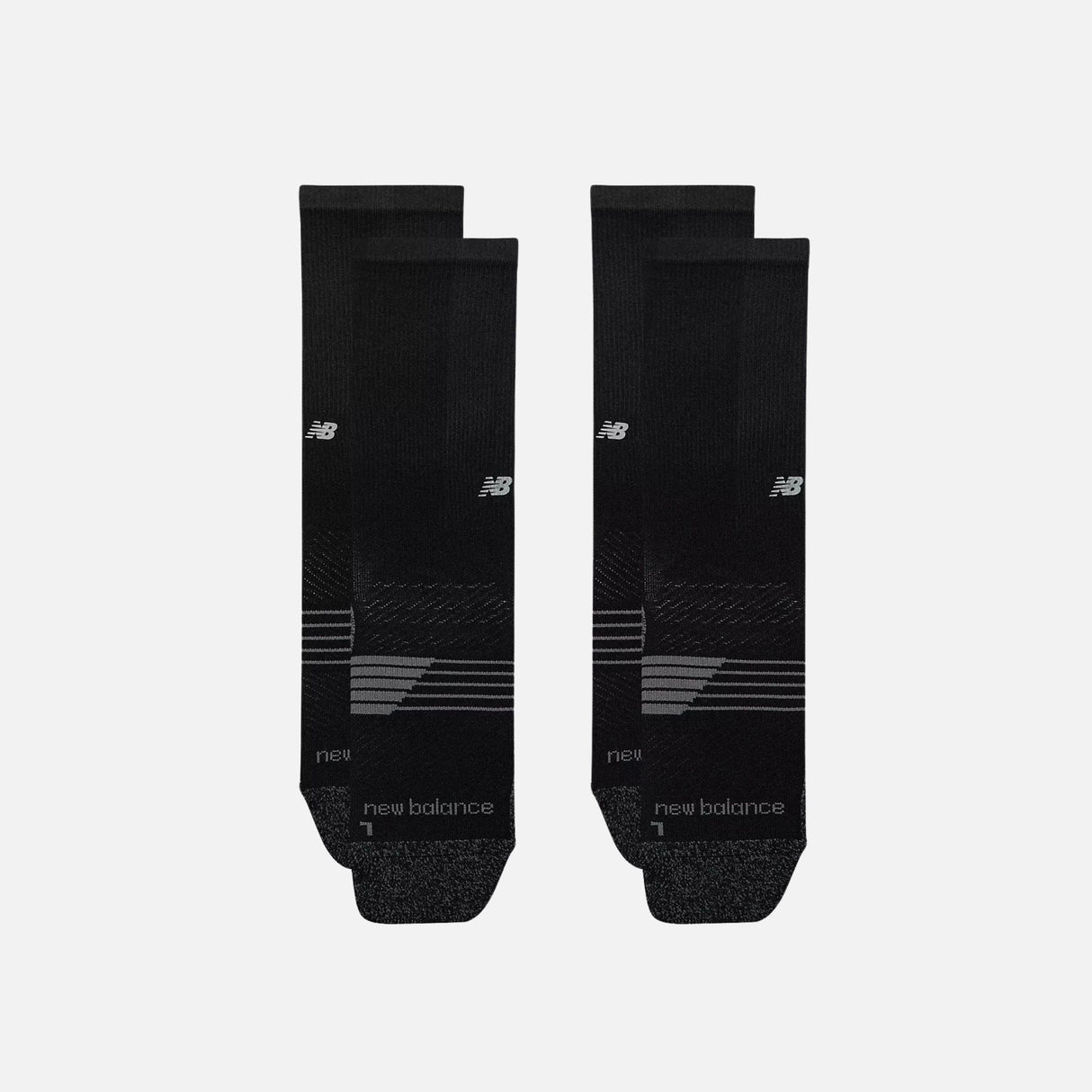 Chaussettes-New-Balance-LAS25141-noir-devant