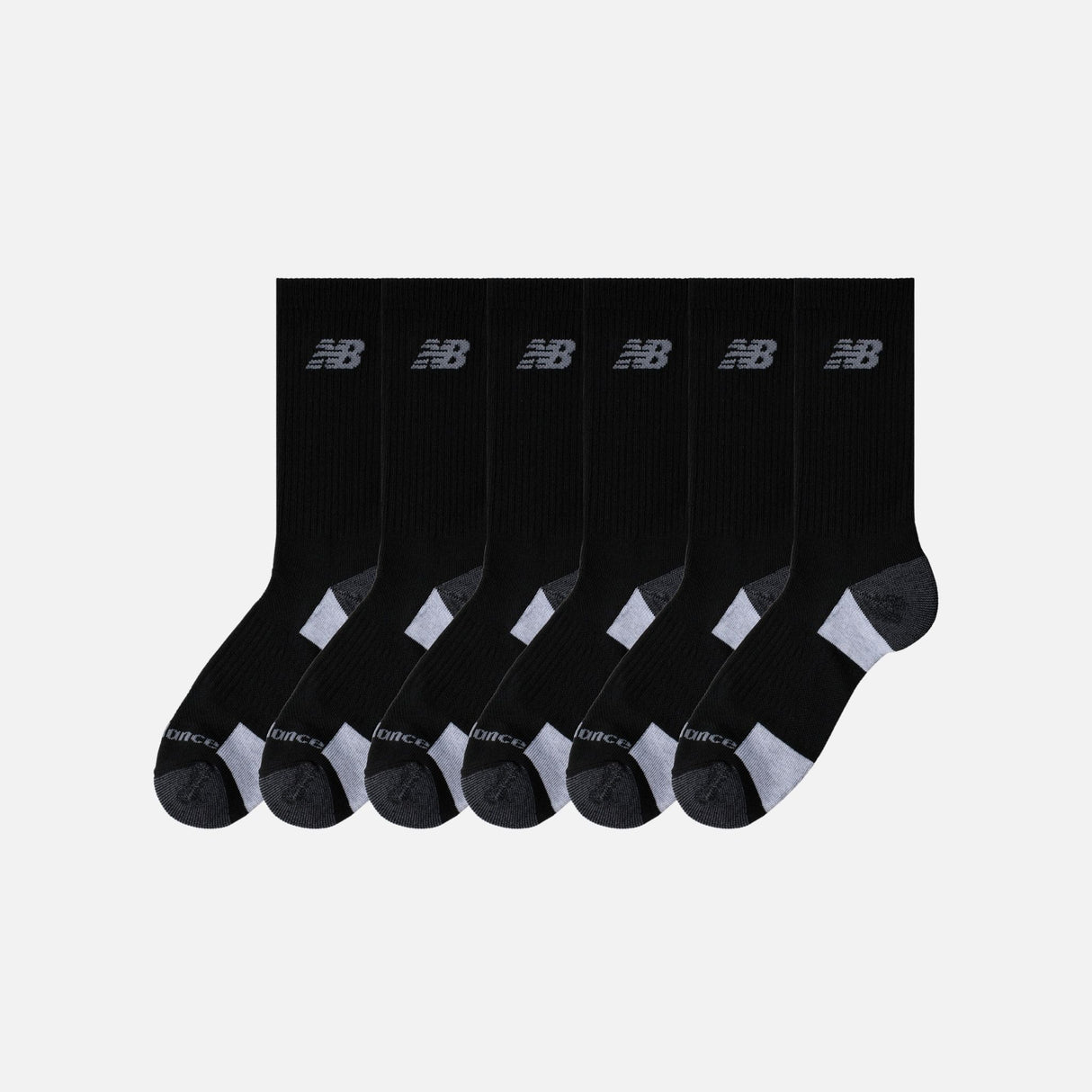 Chaussettes-New-Balance-LAS51356BK-noir-paire