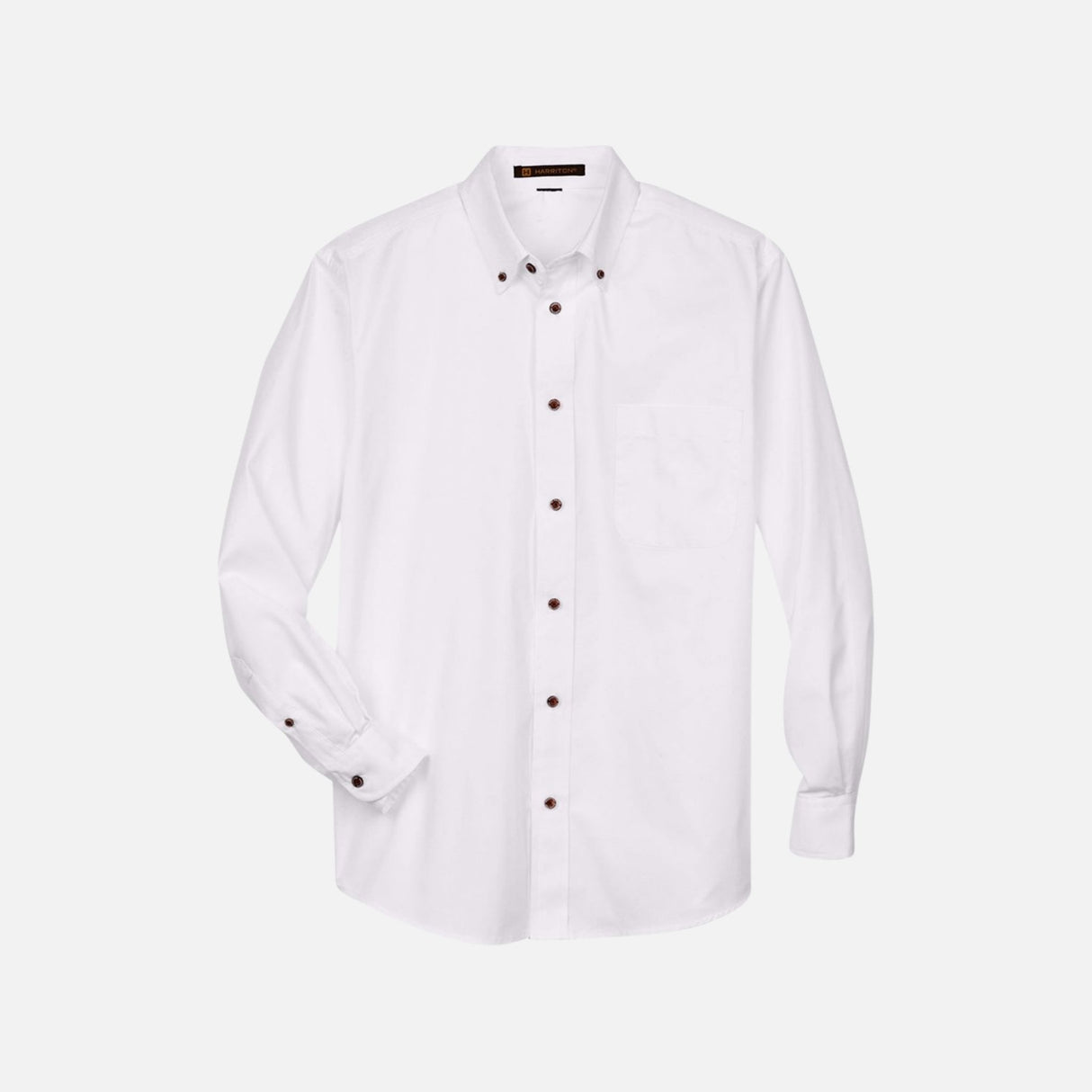 Chemise-ML-Harriton-S_S-M500-blanc-devant