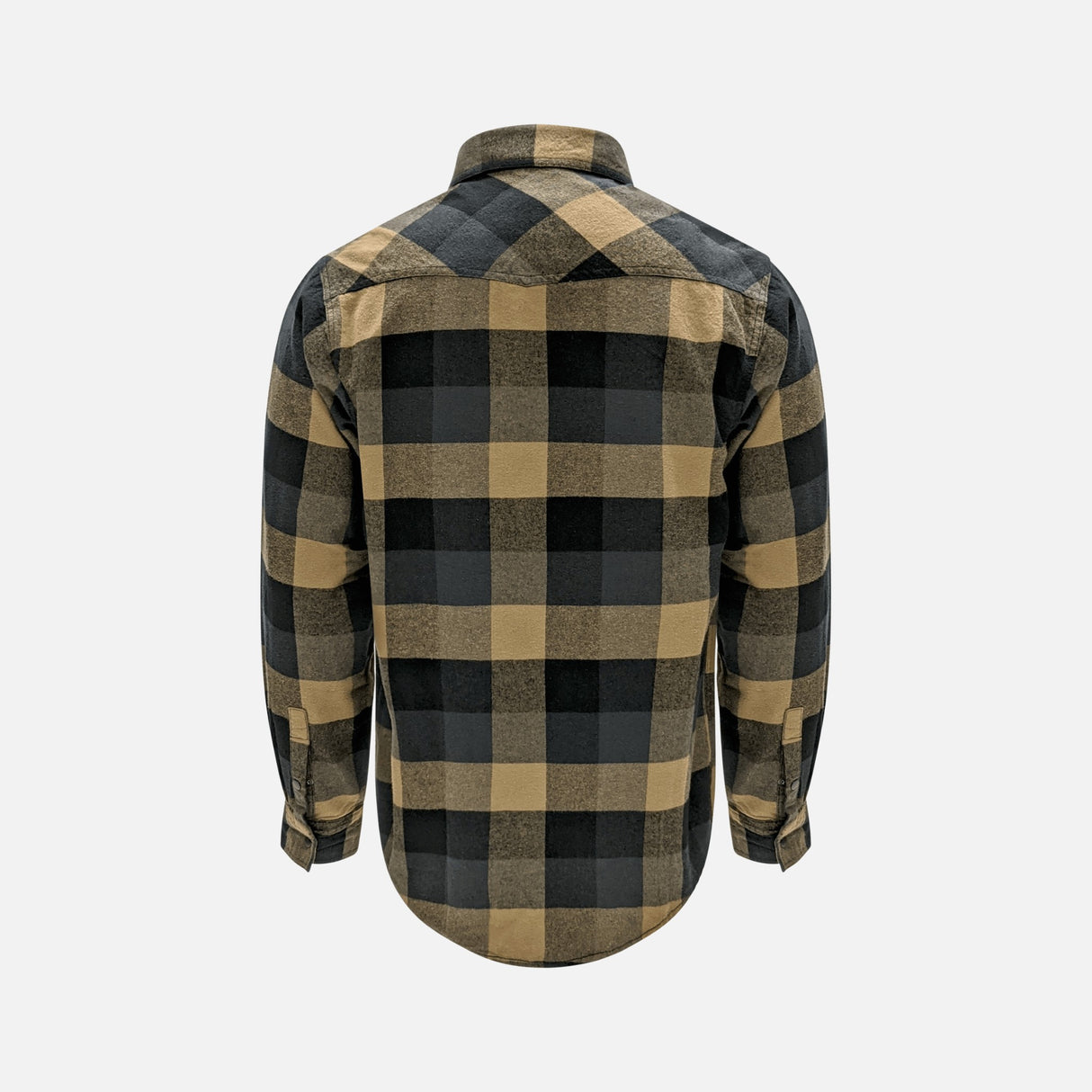 Chemise-à-carreaux-Task-TK2241-brun-derrière