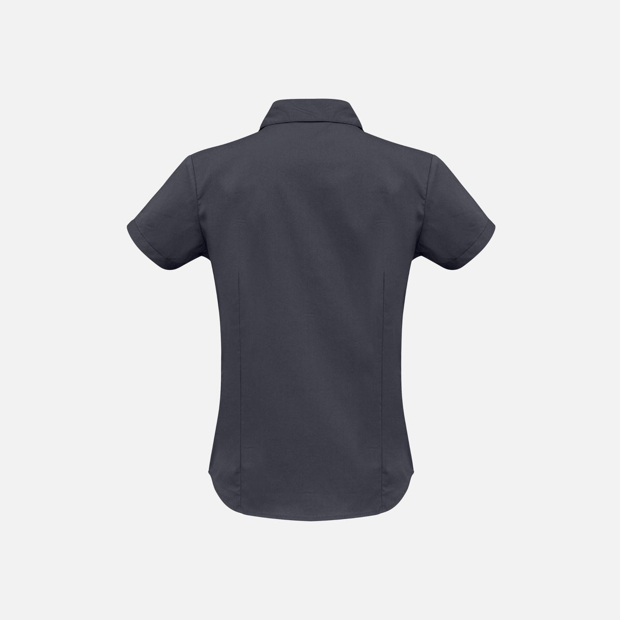 Chemise à manches 3/4 pour femme de la marque Biz, couleur charbon, tissu léger, coupe élégante pour bureau.