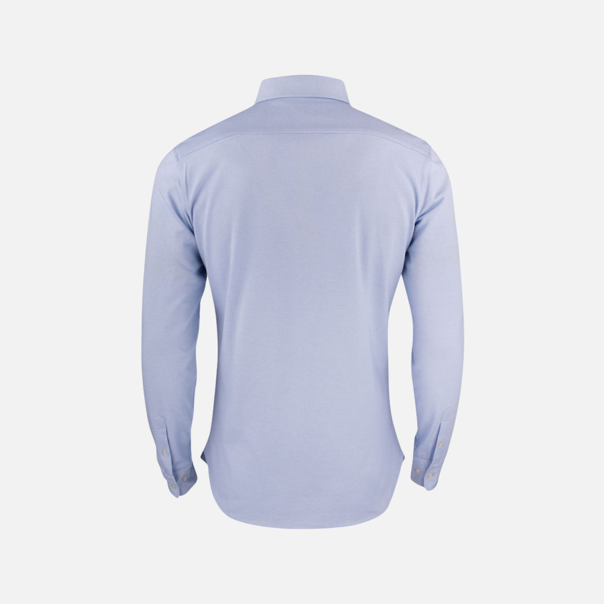 Chemise en denim à manches longues pour homme James Harvest, bleu pâle, tissu léger et style décontracté.